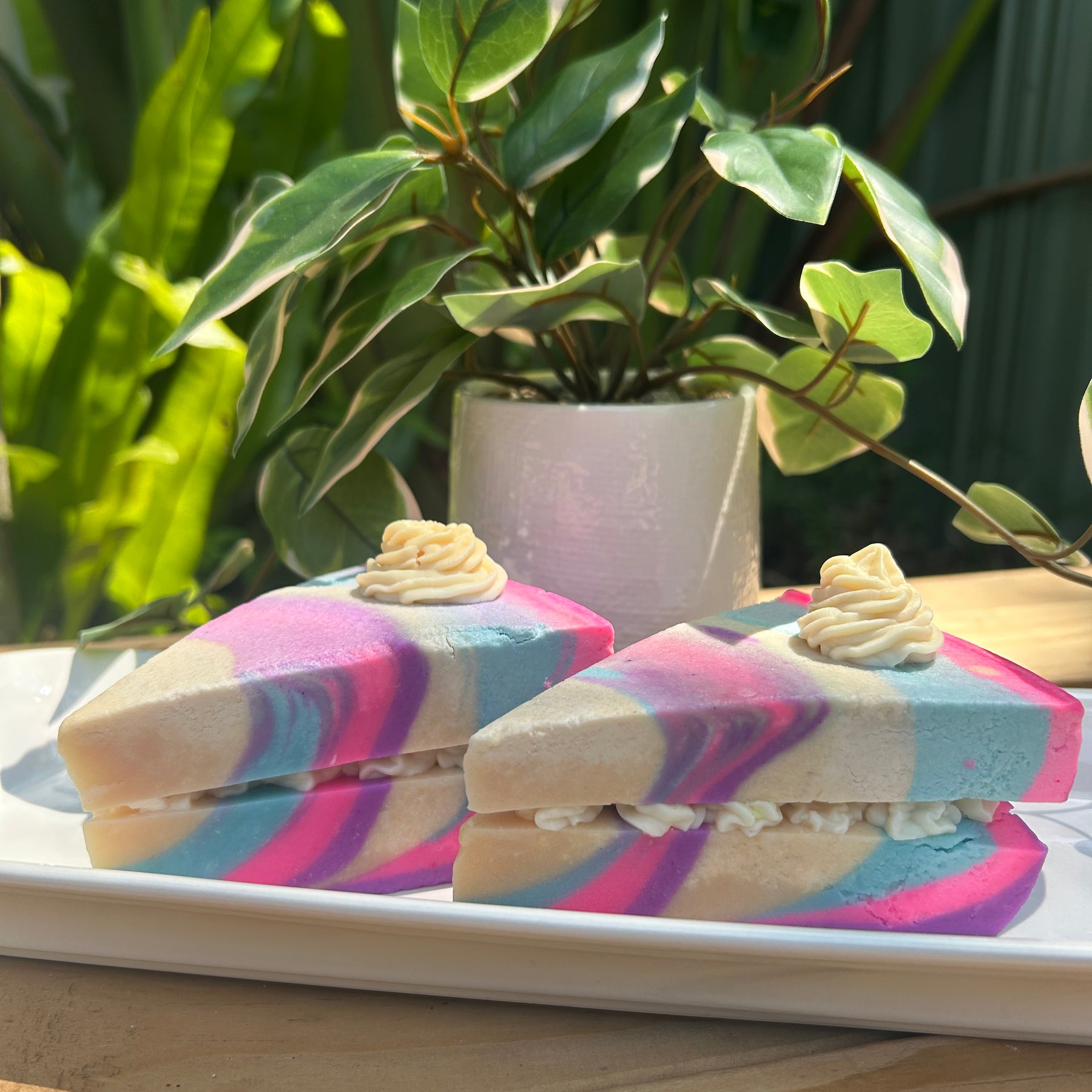 Handmade Birthday Soap Cake Slice | Natural Soap | Unique Gift