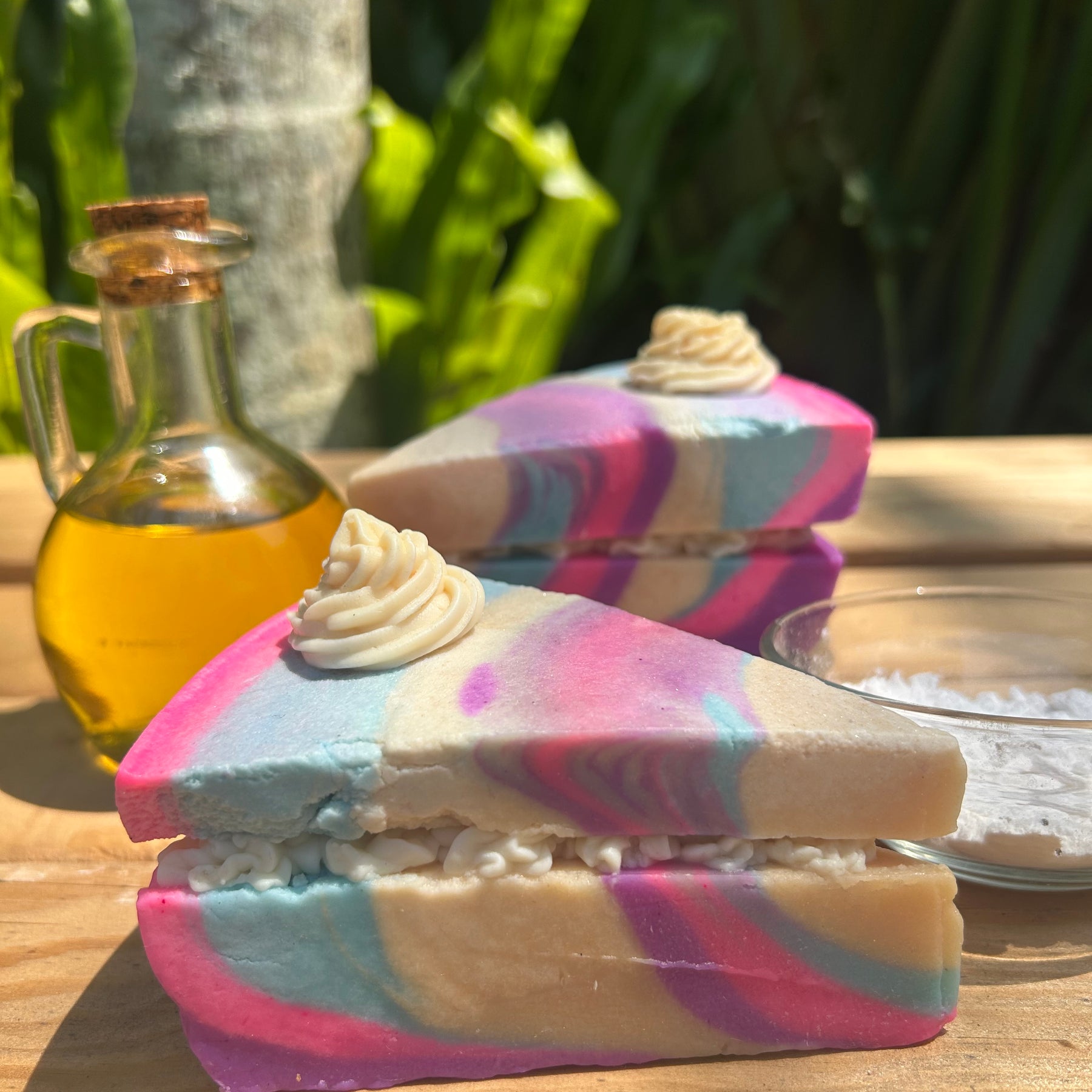 Handmade Birthday Soap Cake Slice | Natural Soap | Unique Gift