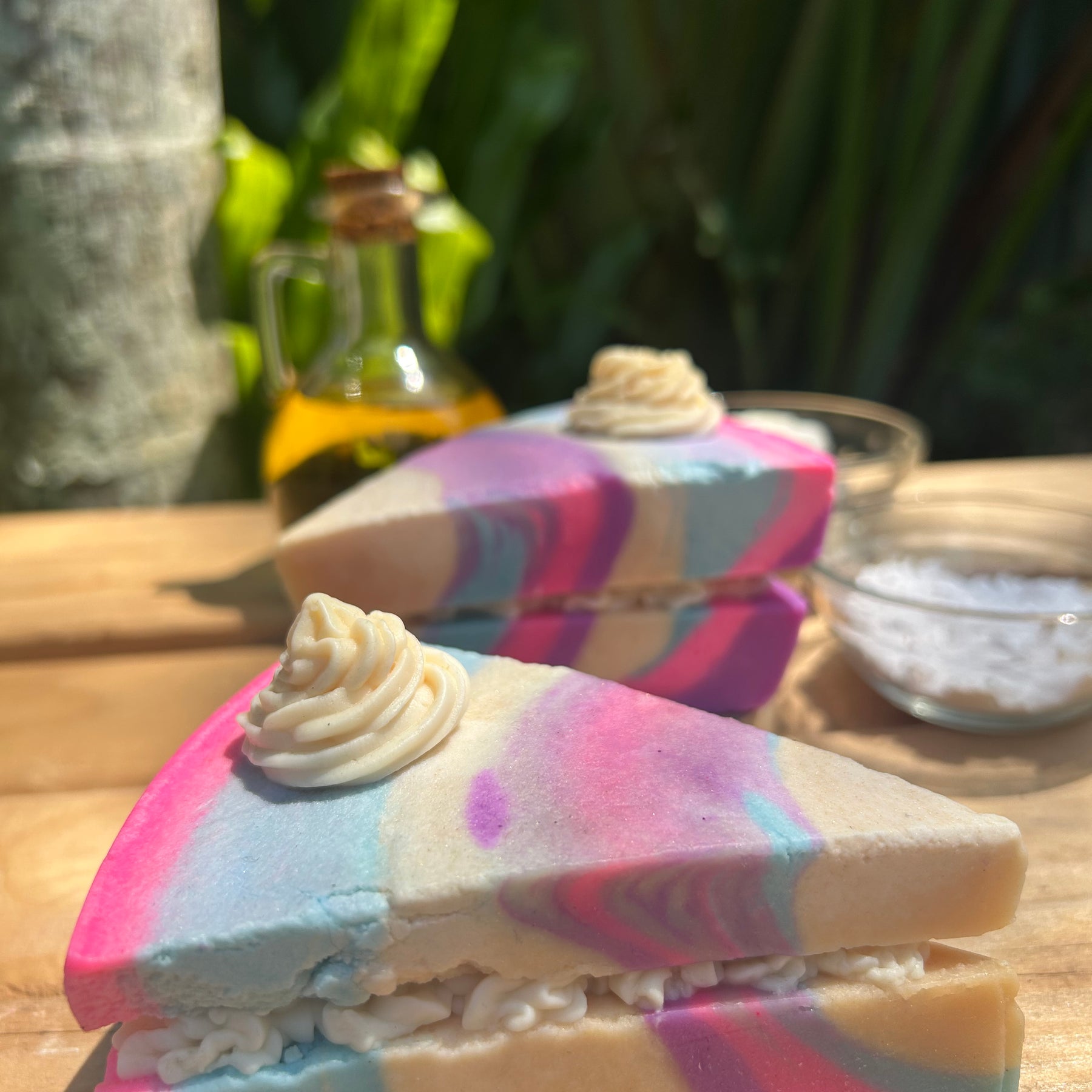 Handmade Birthday Soap Cake Slice | Natural Soap | Unique Gift