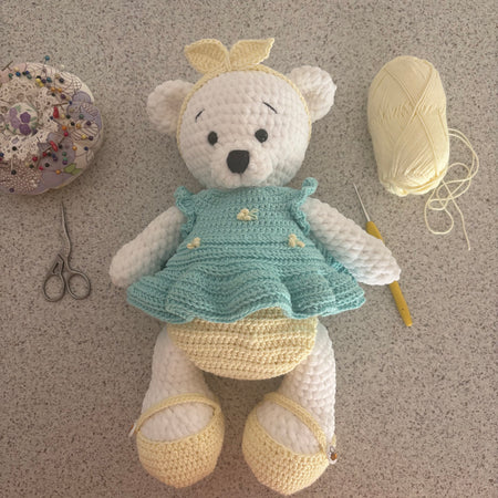 Cuddly Bear in dress