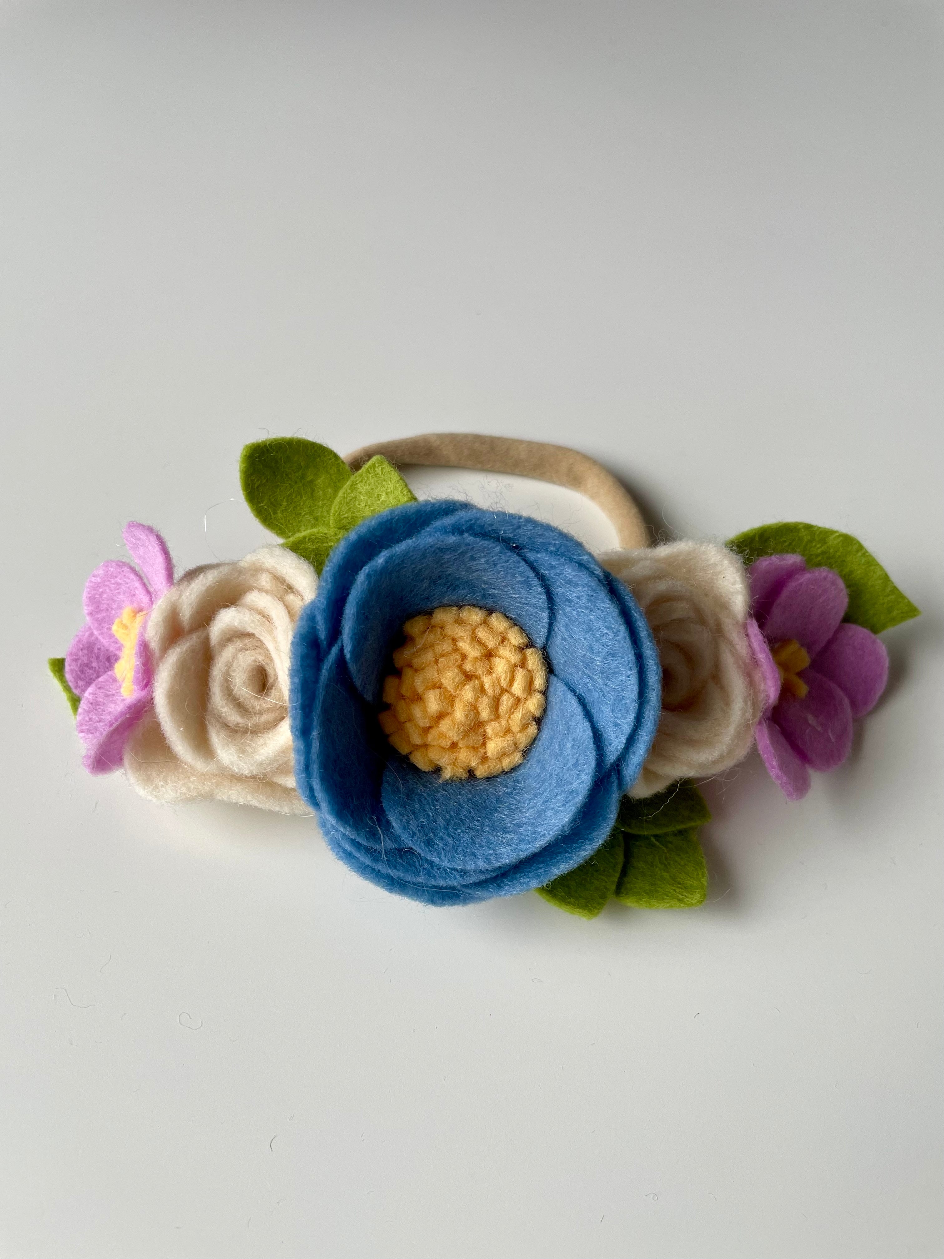 Camellia flower crown