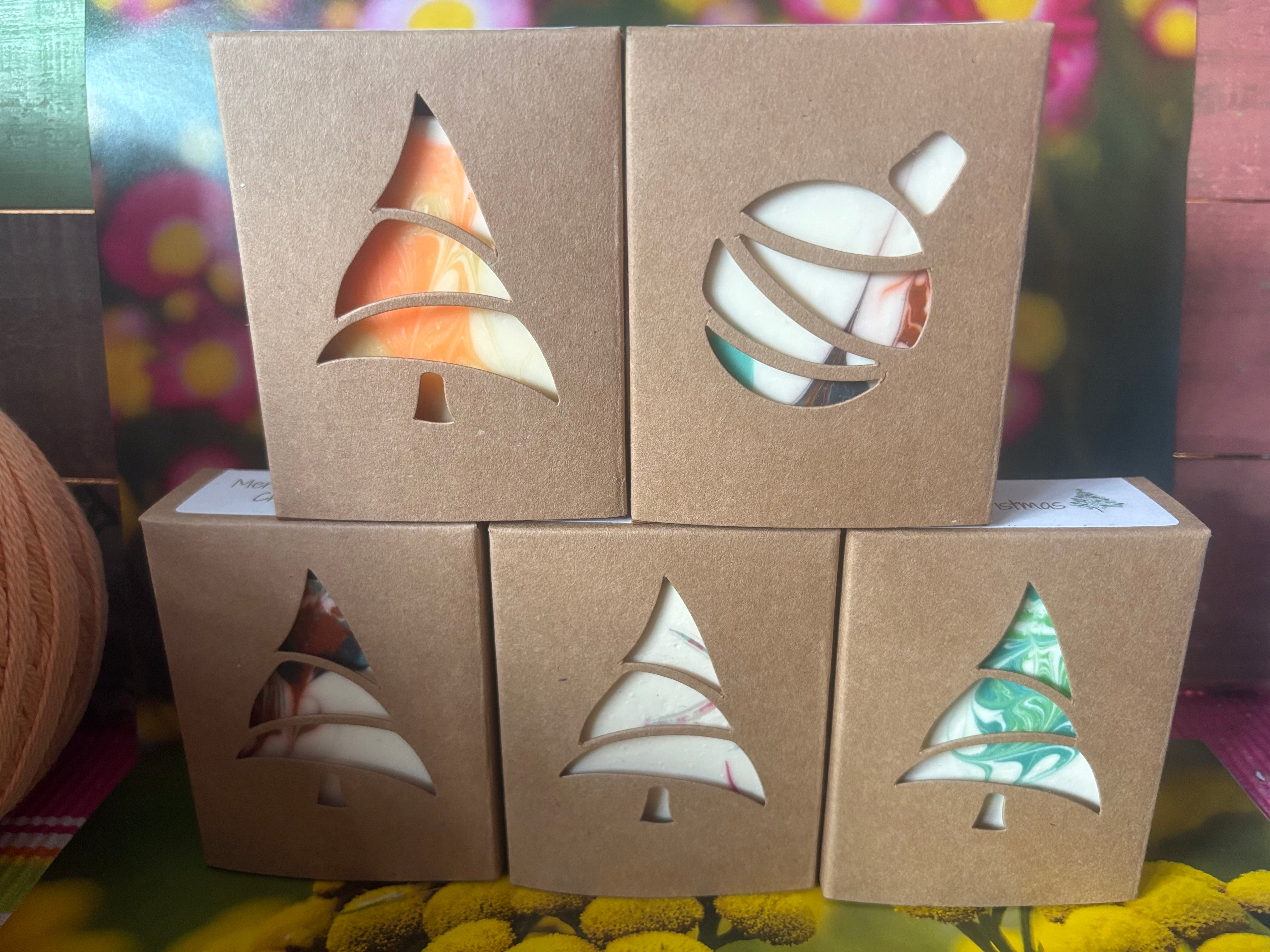 Christmas Soaps Pack of 6