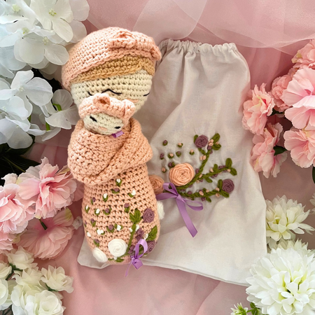 Crochet Mumma And Baby Soft Dolls - Crochet Mother And Baby Dolls