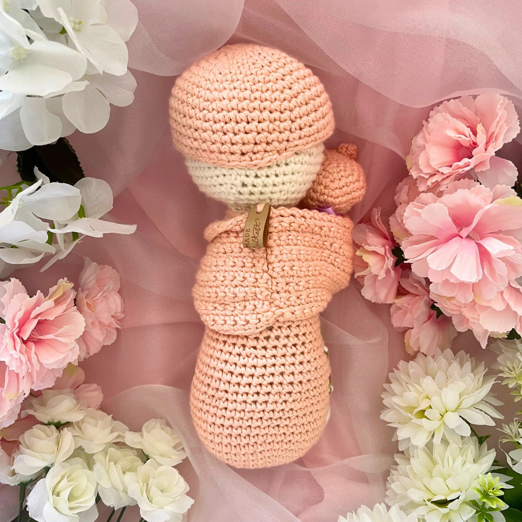 Crochet Mumma And Baby Soft Dolls - Crochet Mother And Baby Dolls