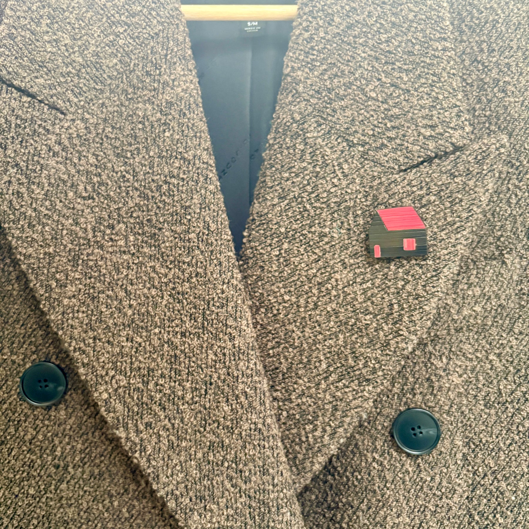 Brooches - Straw Marquetry