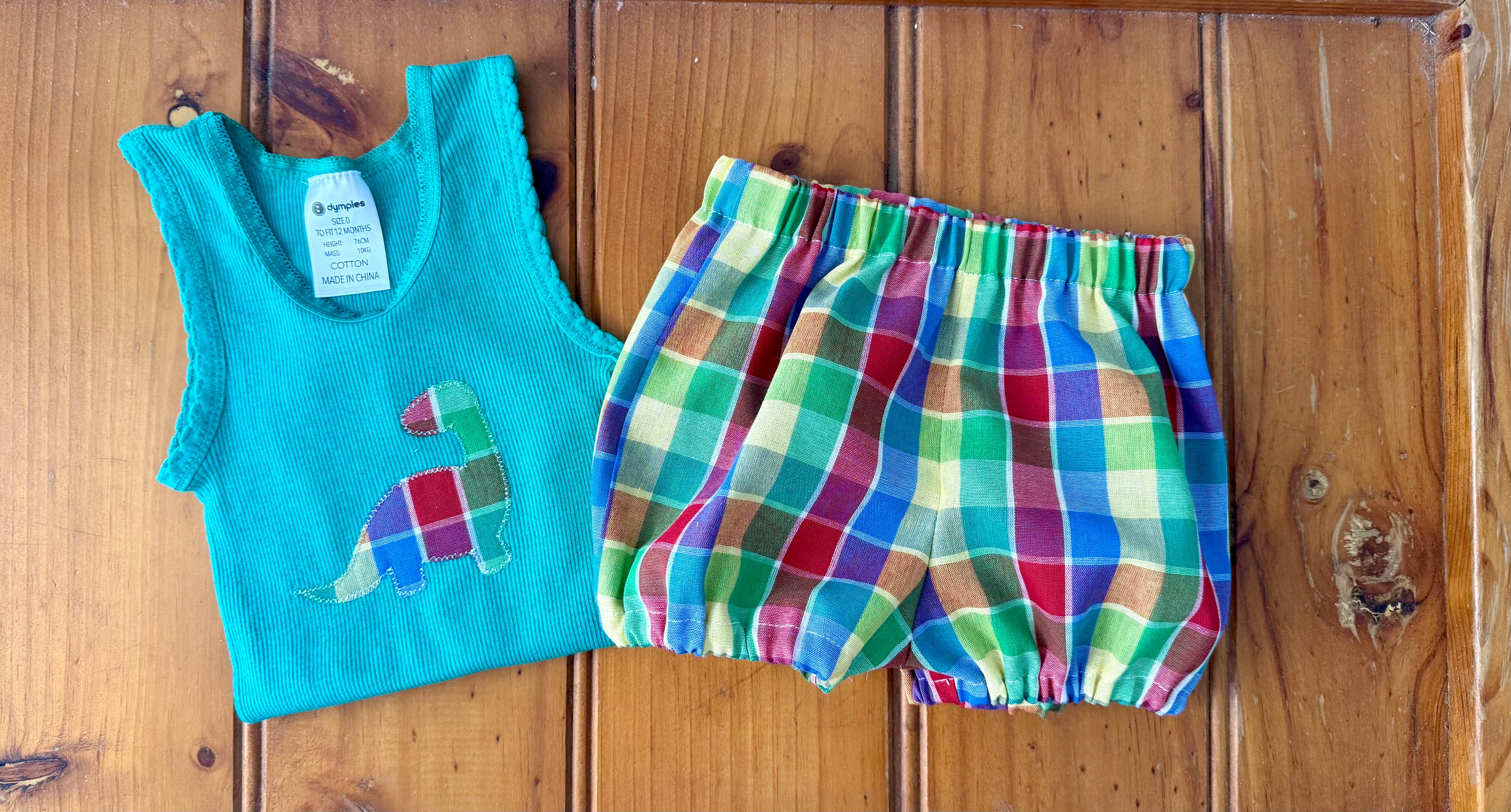 Baby boys bloomers and tank set size 0