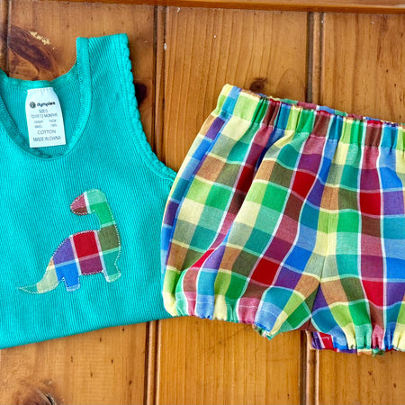 Baby boys bloomers and tank set size 0