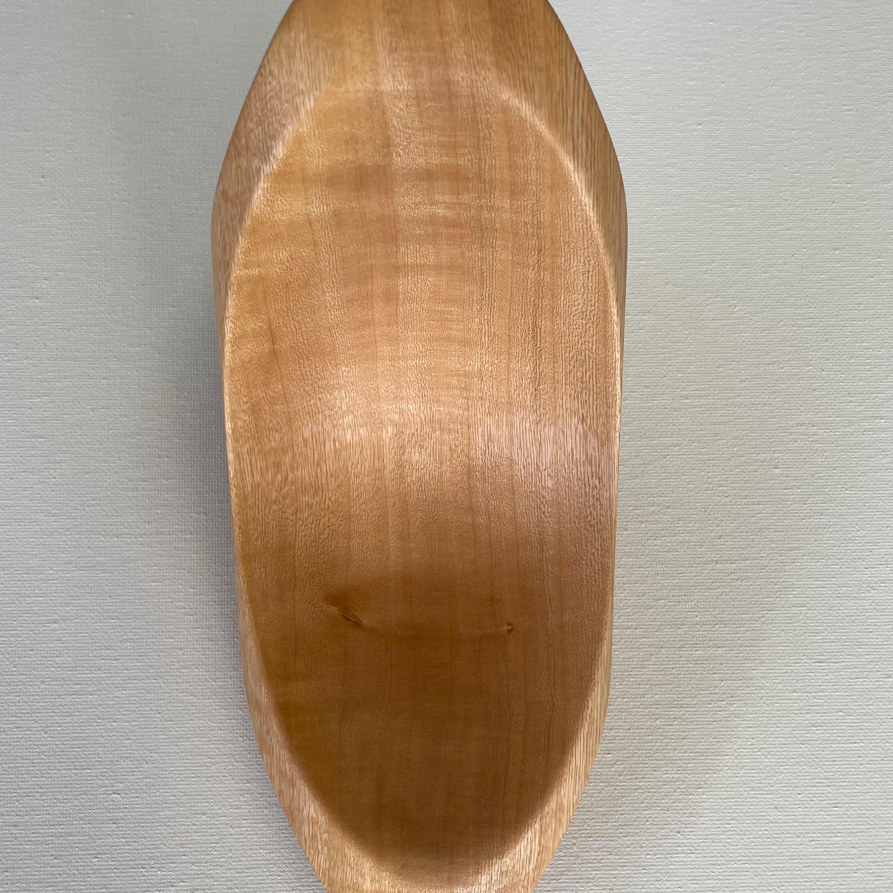 Wood turned Jacaranda Long Bowl | Handmade Bowl