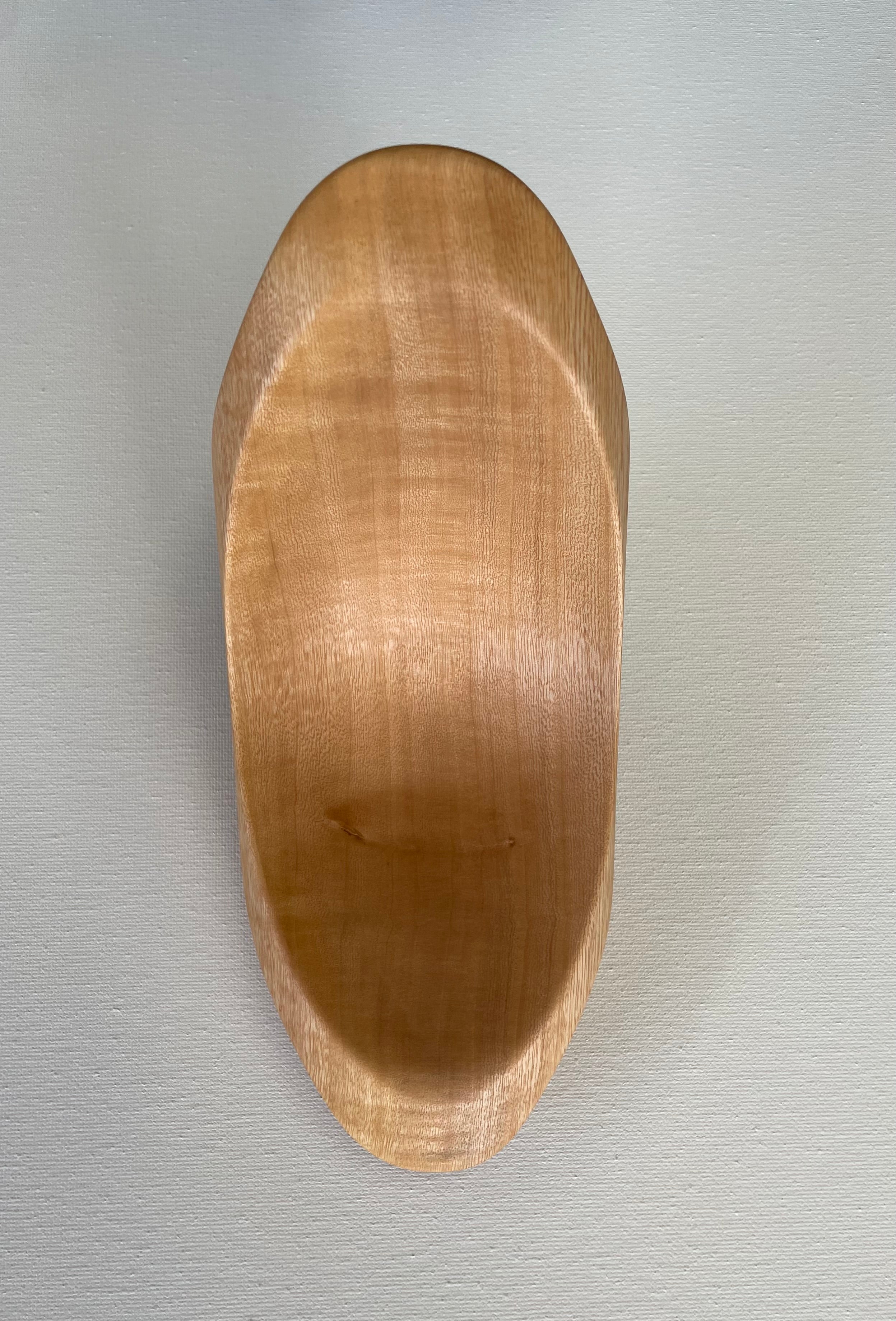 Wood turned Jacaranda Long Bowl | Handmade Bowl