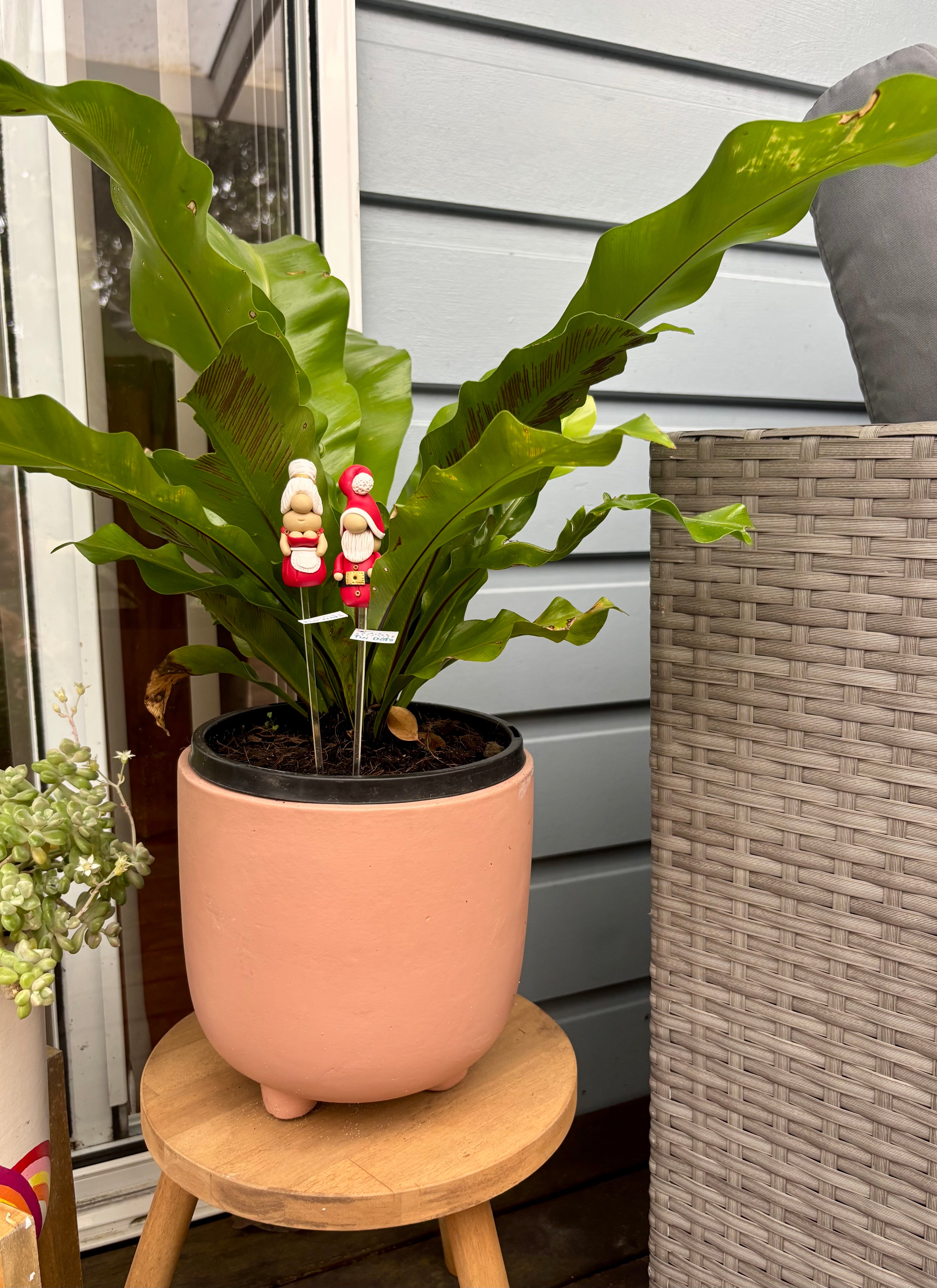 Christmas Tiny Gnomes - Santa and Mrs Claus | Polymer clay gnome