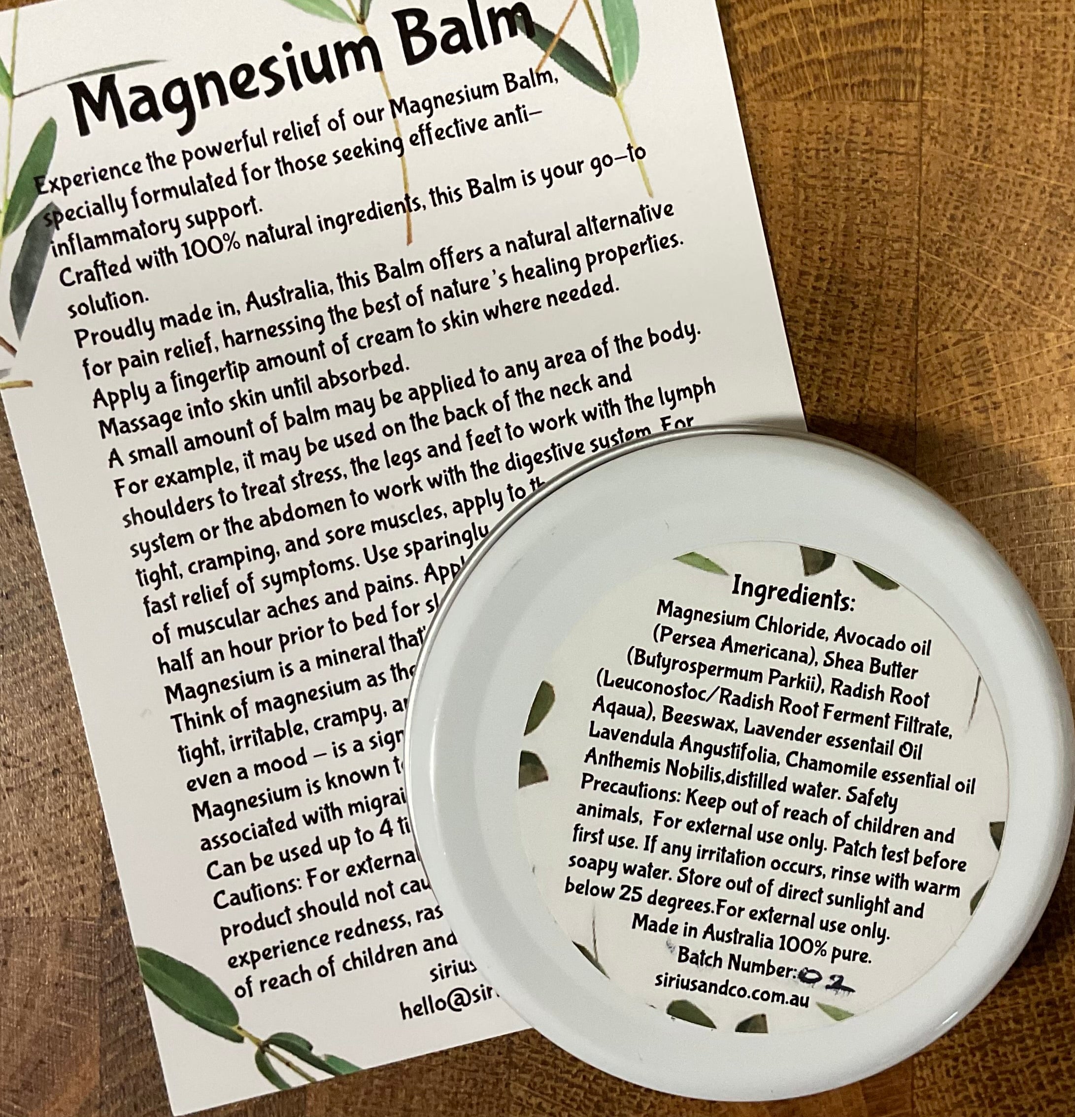 Magnesium Balm 100g