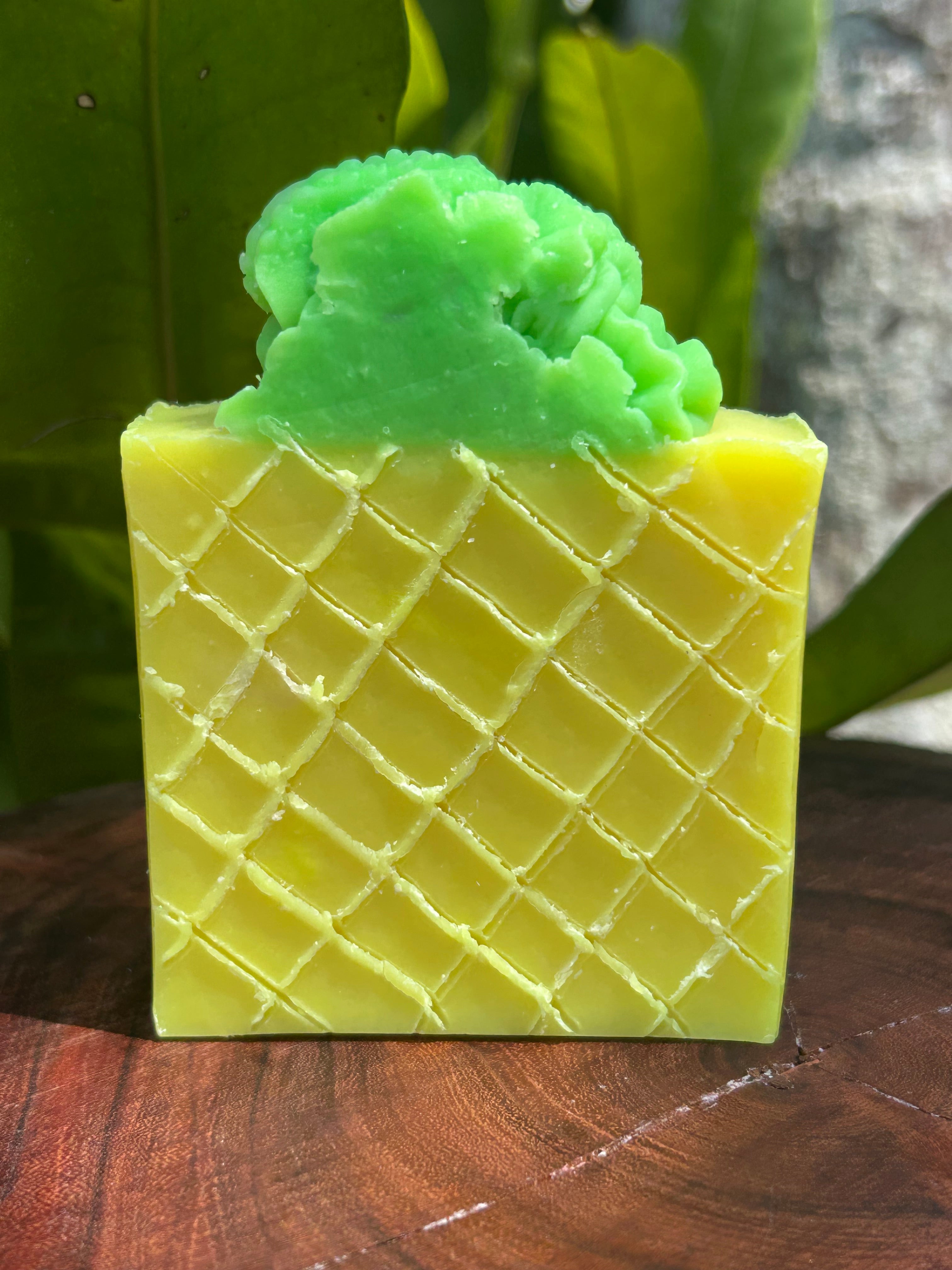 Pineapple Infused Handmade Soap | Natural Ingredients | Citrus Fragrance | Unique Soap