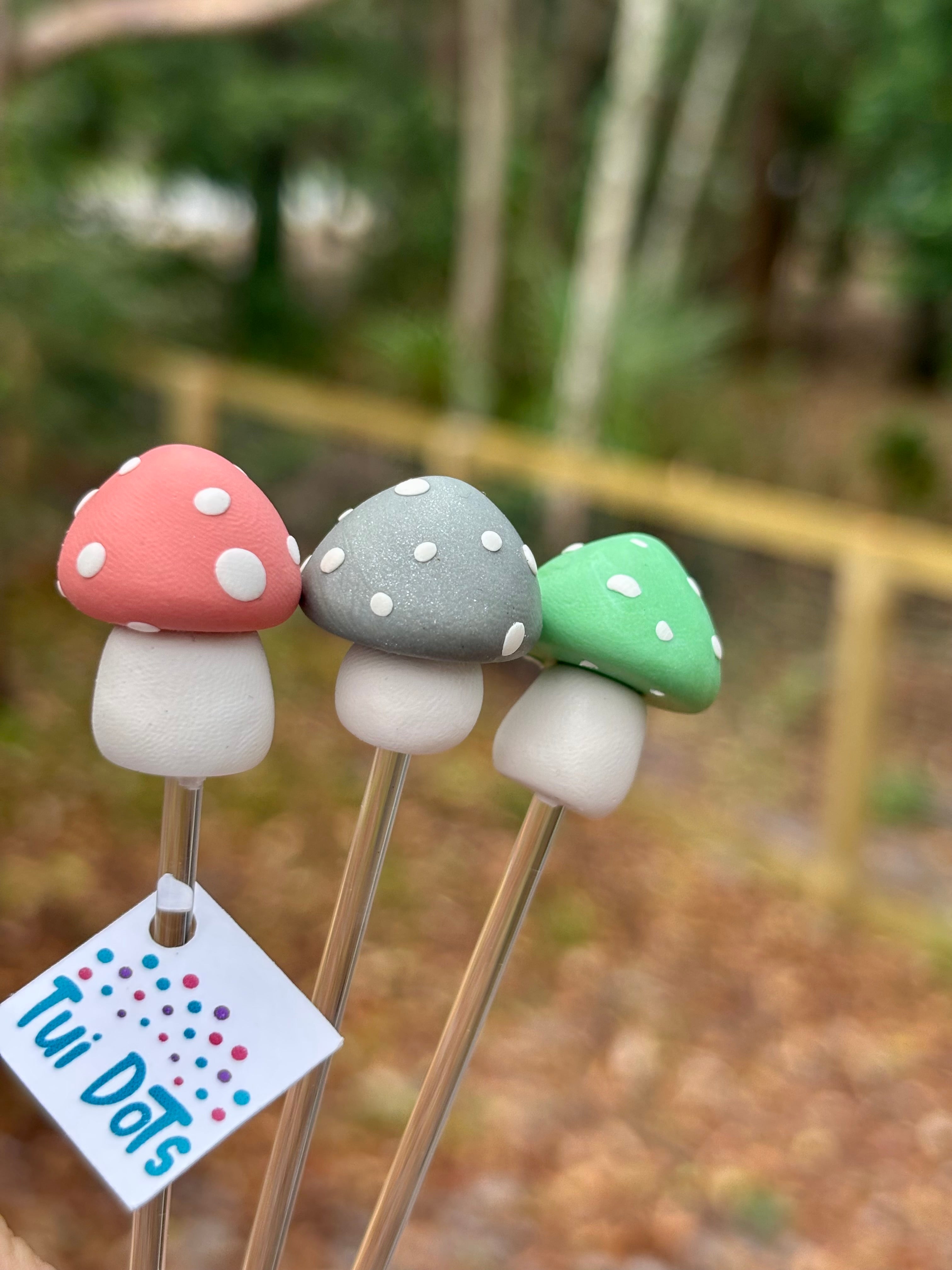 Plant Pals - Mini mushies trio (Trio 1) | Polymer clay mushrooms