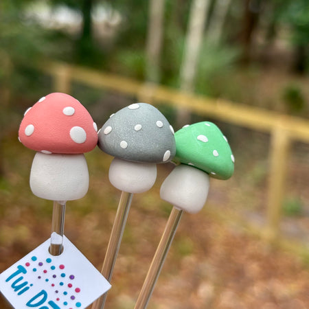 Plant Pals - Mini mushies trio (Trio 1) | Polymer clay mushrooms