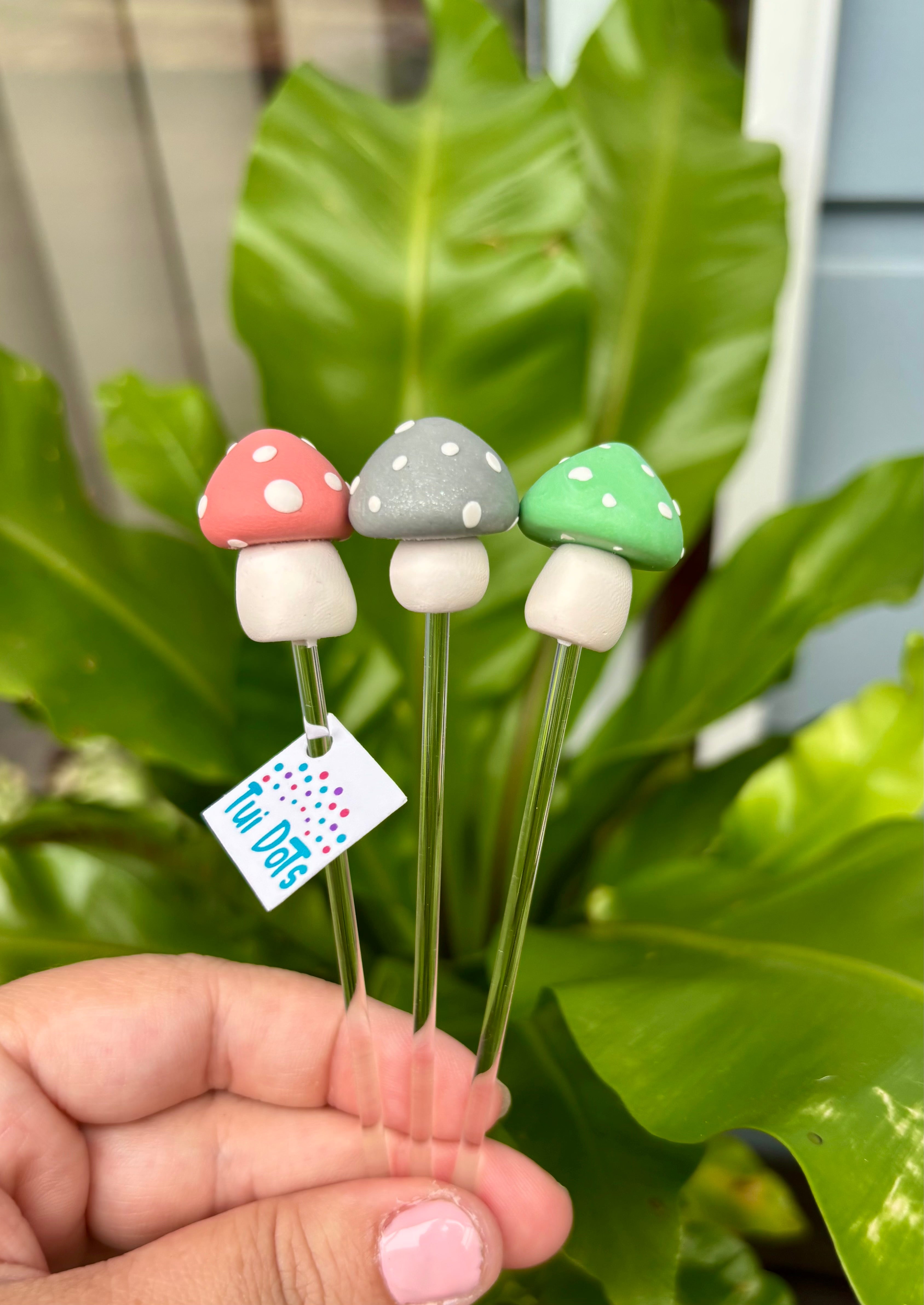 Plant Pals - Mini mushies trio (Trio 1) | Polymer clay mushrooms