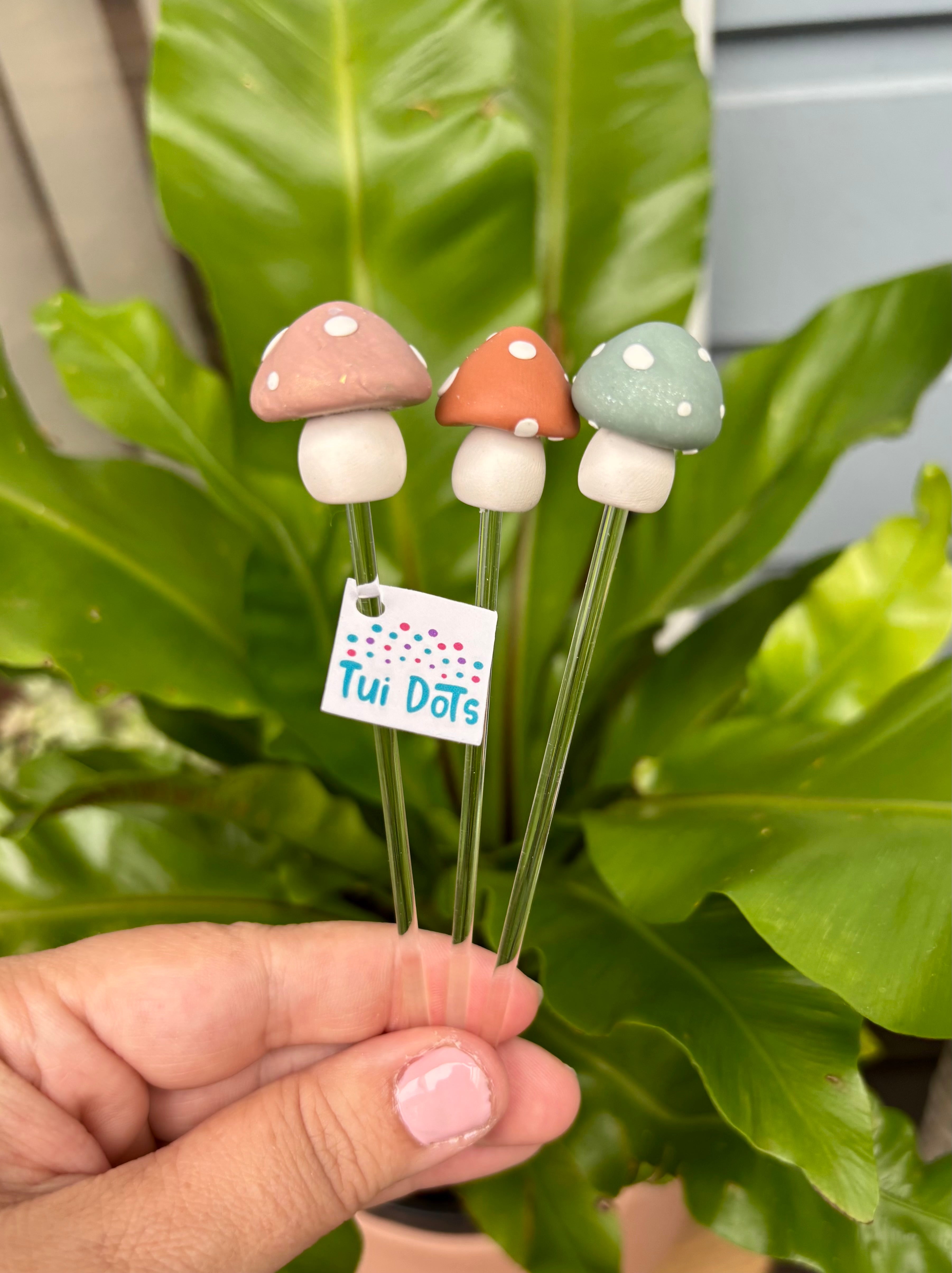 Plant Pals - Mini Mushies trio (Trio 2) | Polymer clay mushrooms