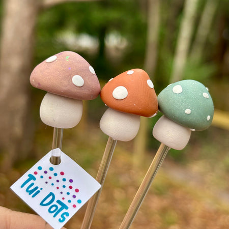 Plant Pals - Mini Mushies trio (Trio 2) | Polymer clay mushrooms