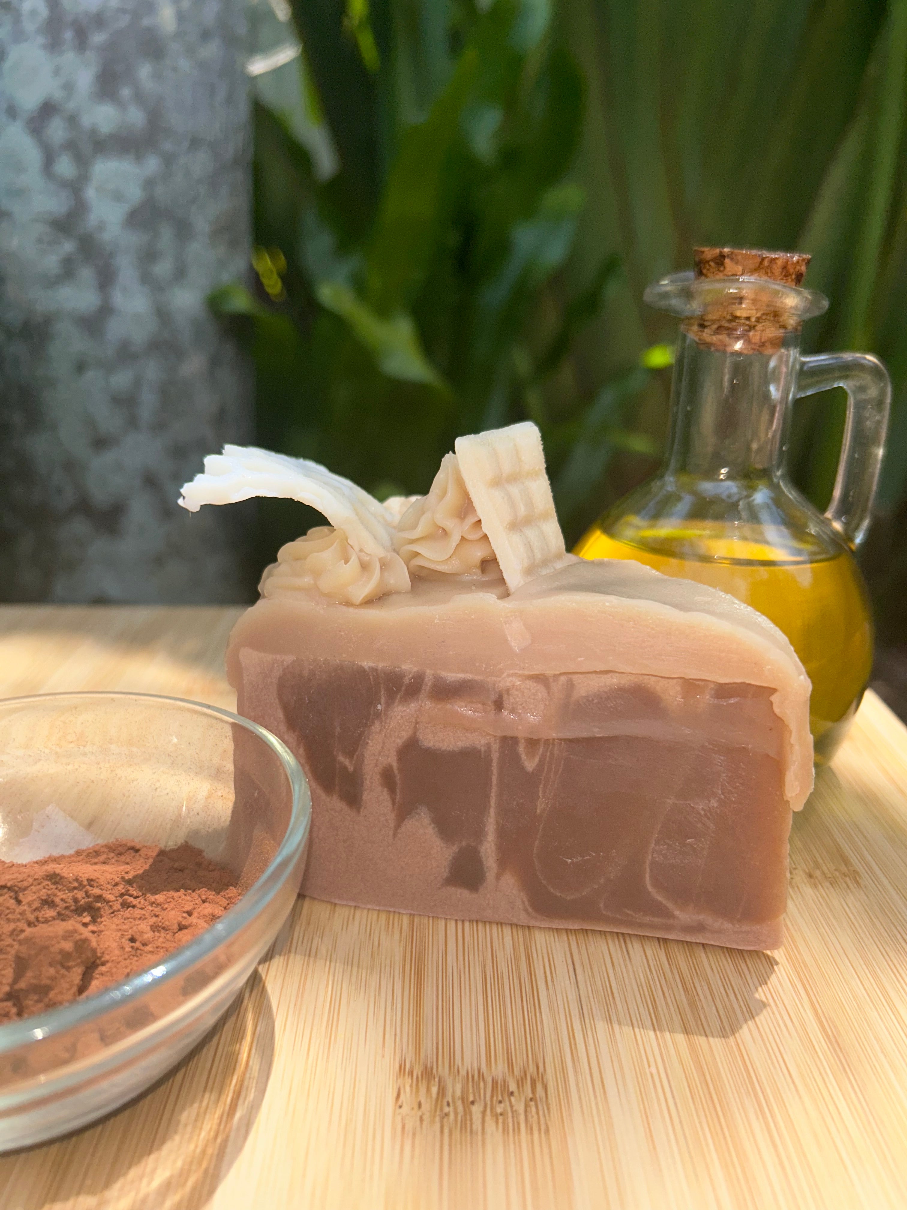 Chocolate Cake Soap Slice | Goat’s Milk | Natural Ingredients | Unique Gift