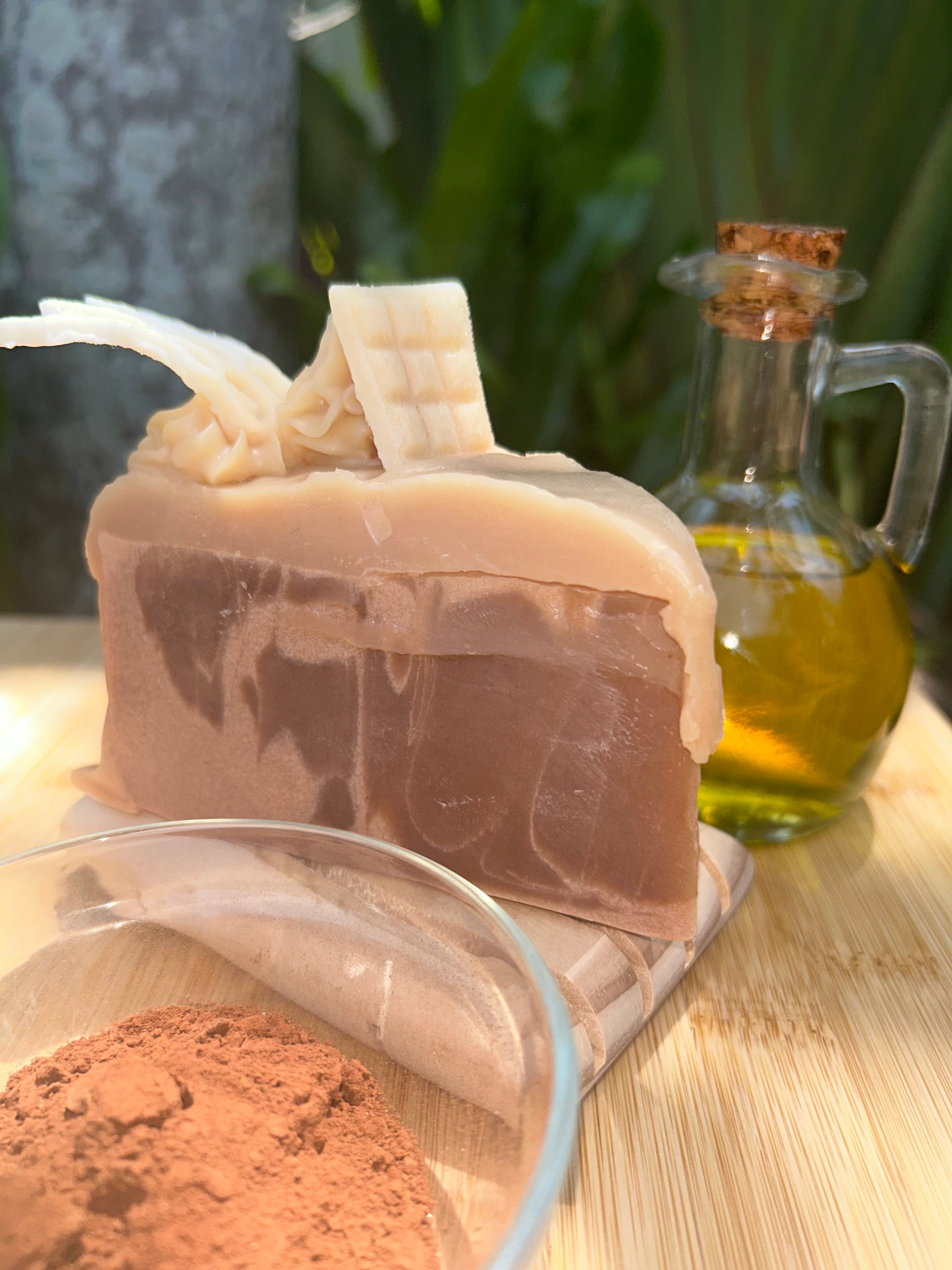 Chocolate Cake Soap Slice | Goat’s Milk | Natural Ingredients | Unique Gift