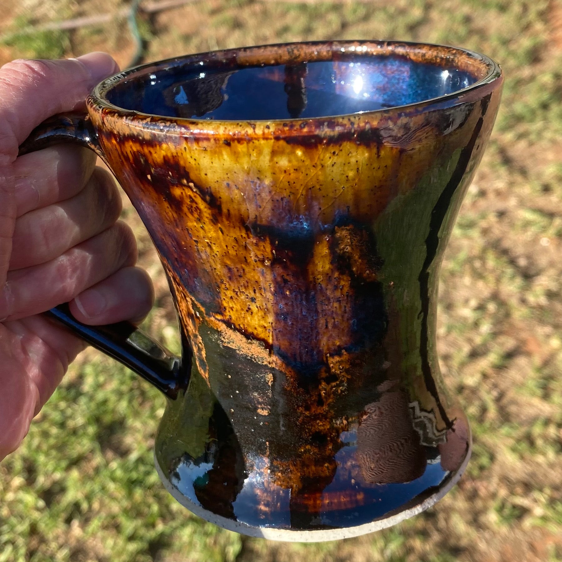 Designer Mugs|XL Sleek Design|Ceramic|Handmade Pottery