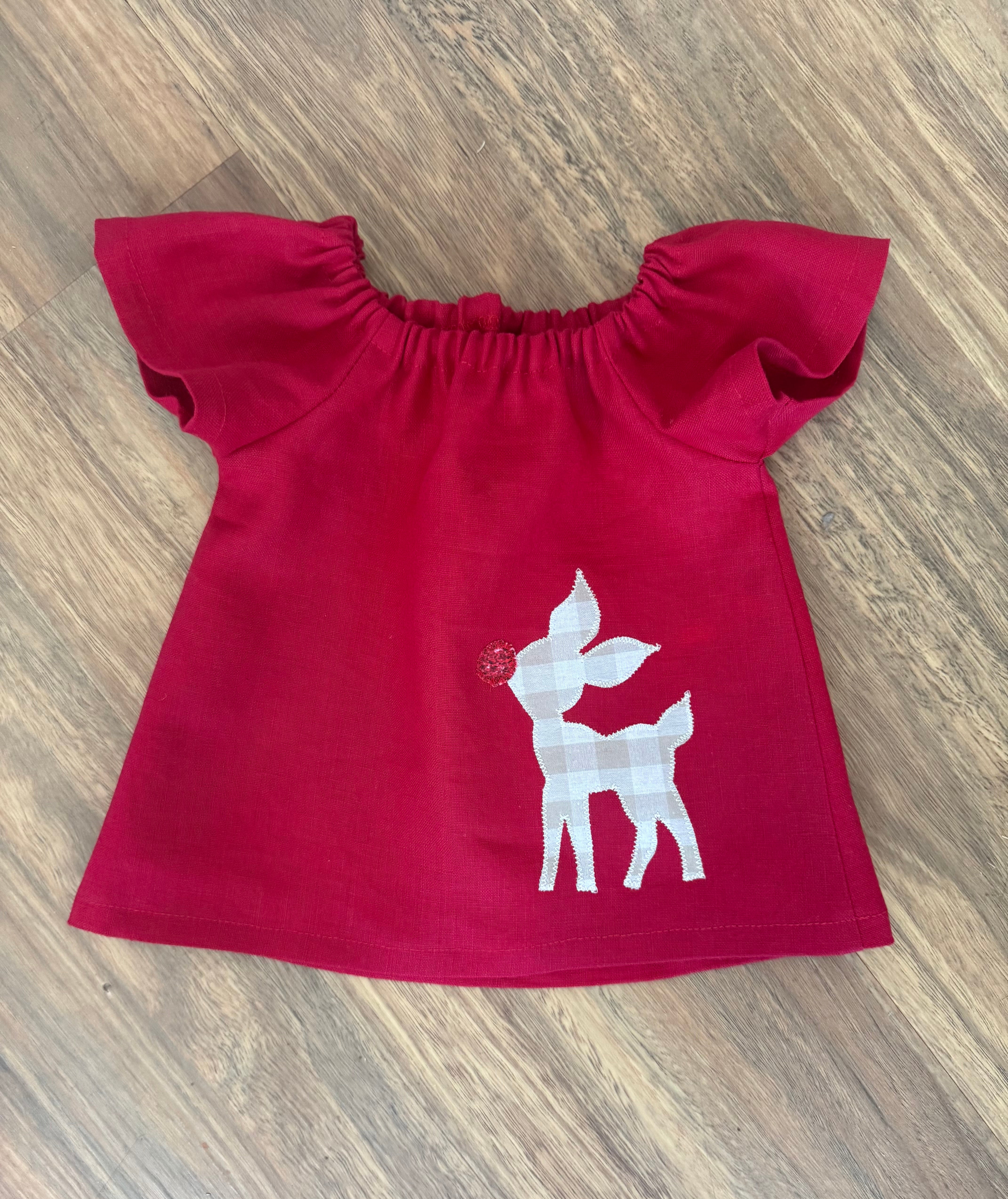 Baby girls Christmas outfit , swing top and bloomers