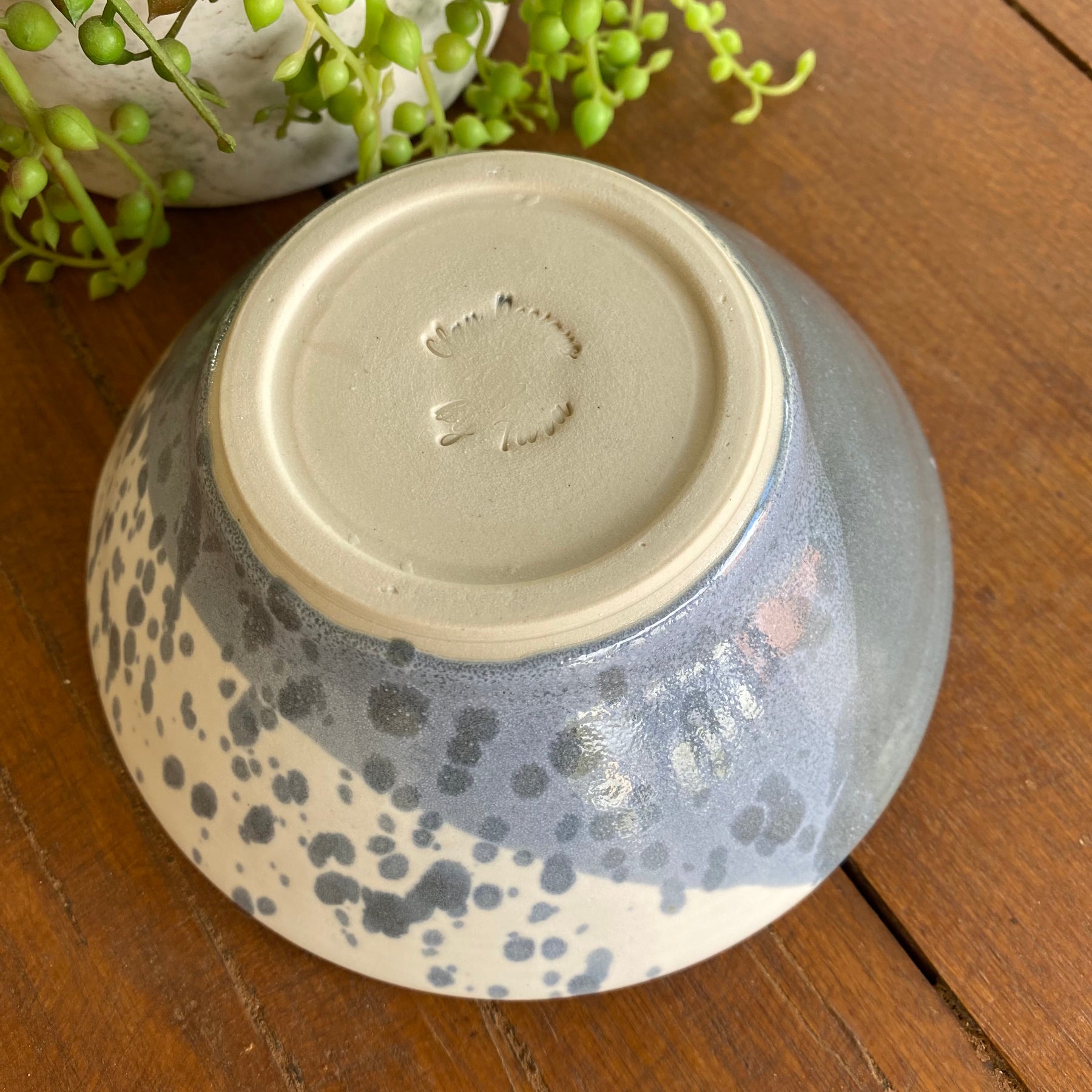 Handmade Ceramic Soup Cup and Plate Set/ Handmade Pottery