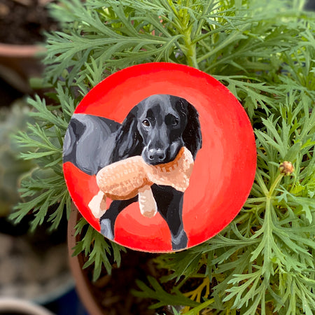 Personalised Hand Painted Pet Portrait Fridge Magnet