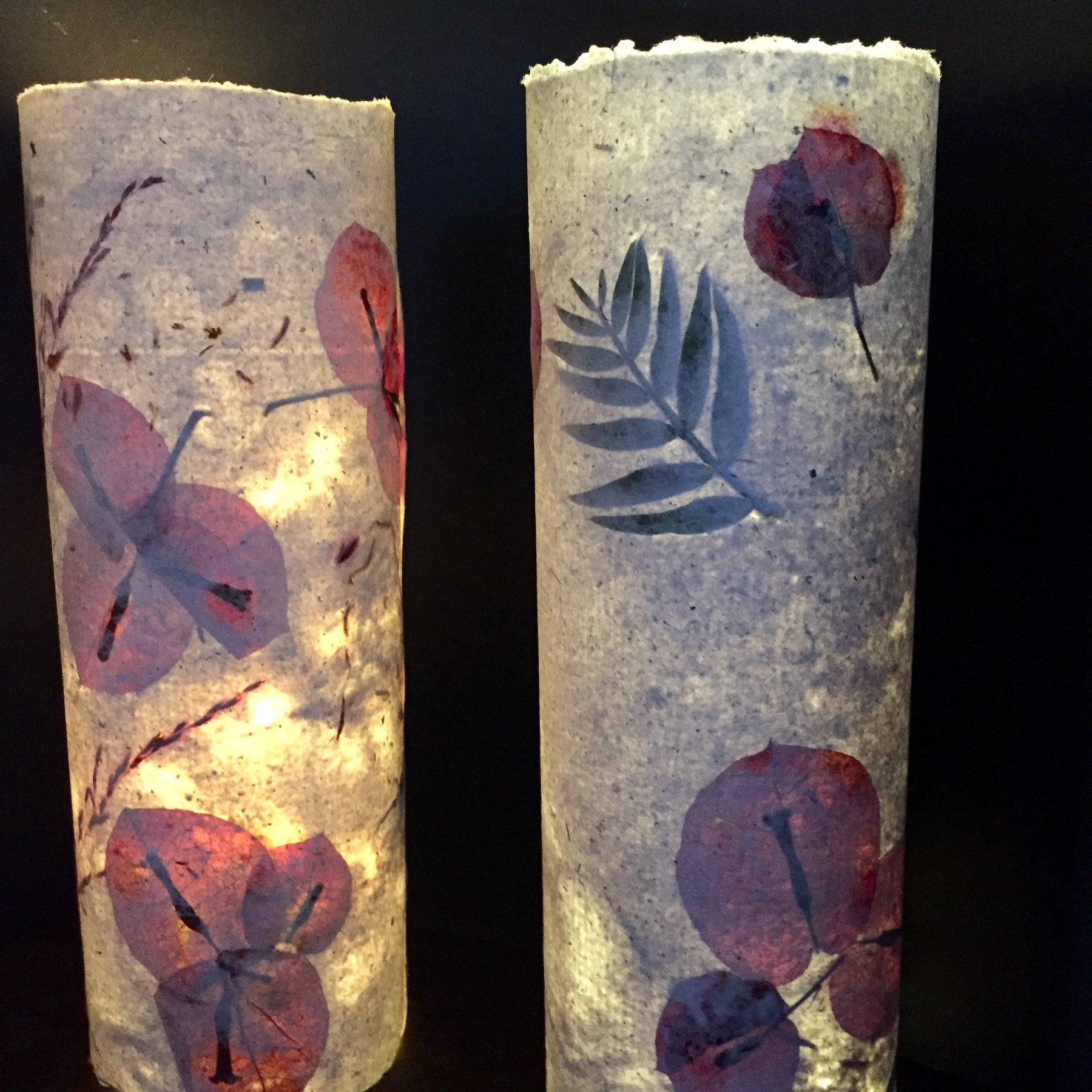 Handmade Paper Glass Light - Christmas Gift includes 1m fairy lights inside!