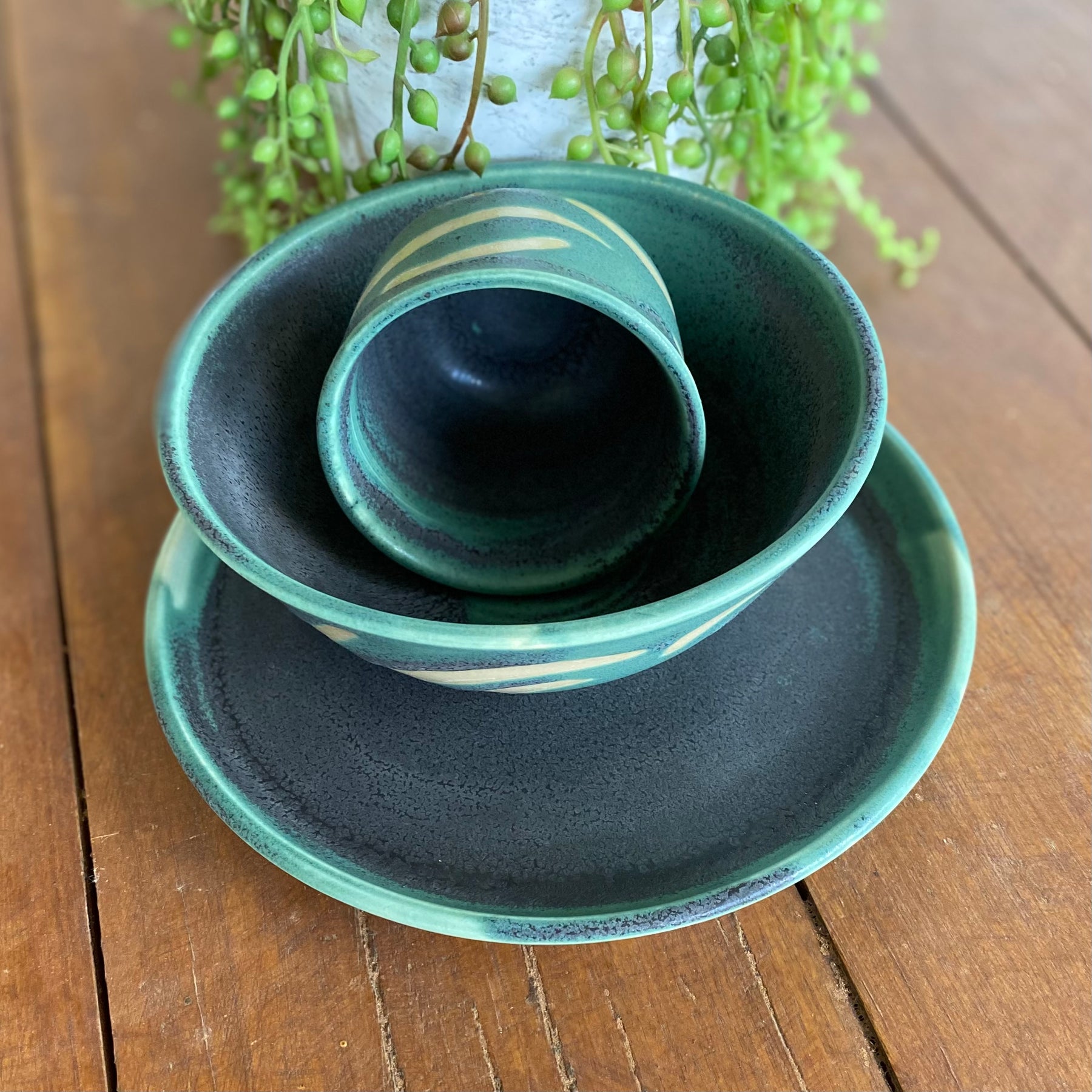 Dinner Set for 1|Ceramic|Handmade Pottery