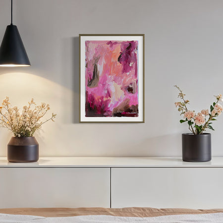 “Sweet Cheeks” A3 Original Abstract on Paper