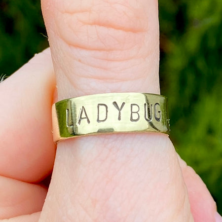 Handmade Personalised Name Ring