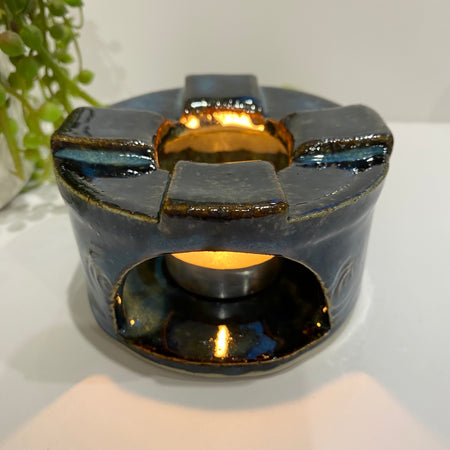 Tea Light Mug|Fondue Warmer|Ceramic|Handmade Pottery