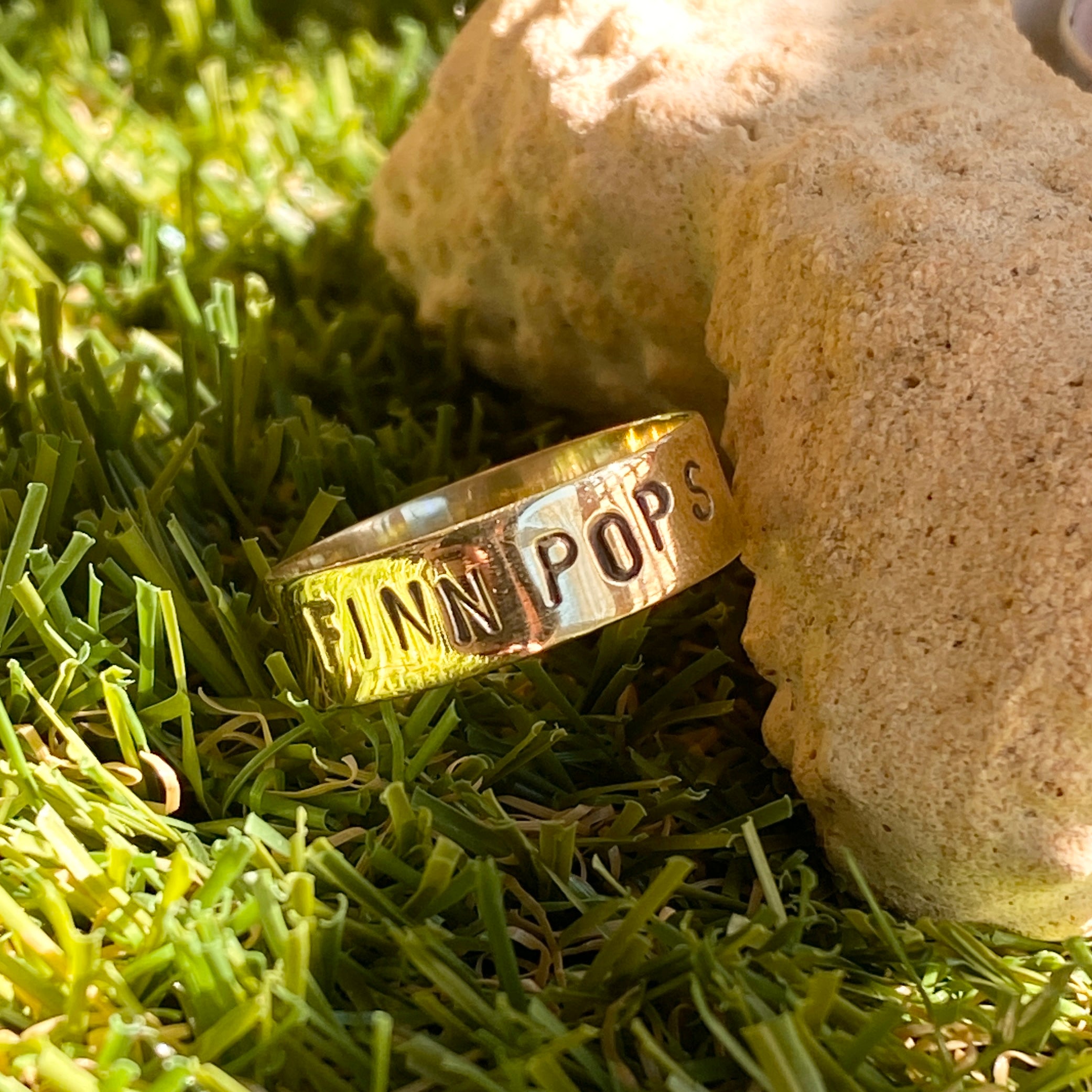 Handmade Personalised Name Ring