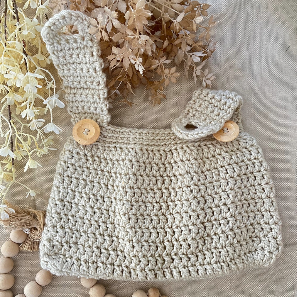 Crochet Baby Bag - Stroller Bag - Pram Bag