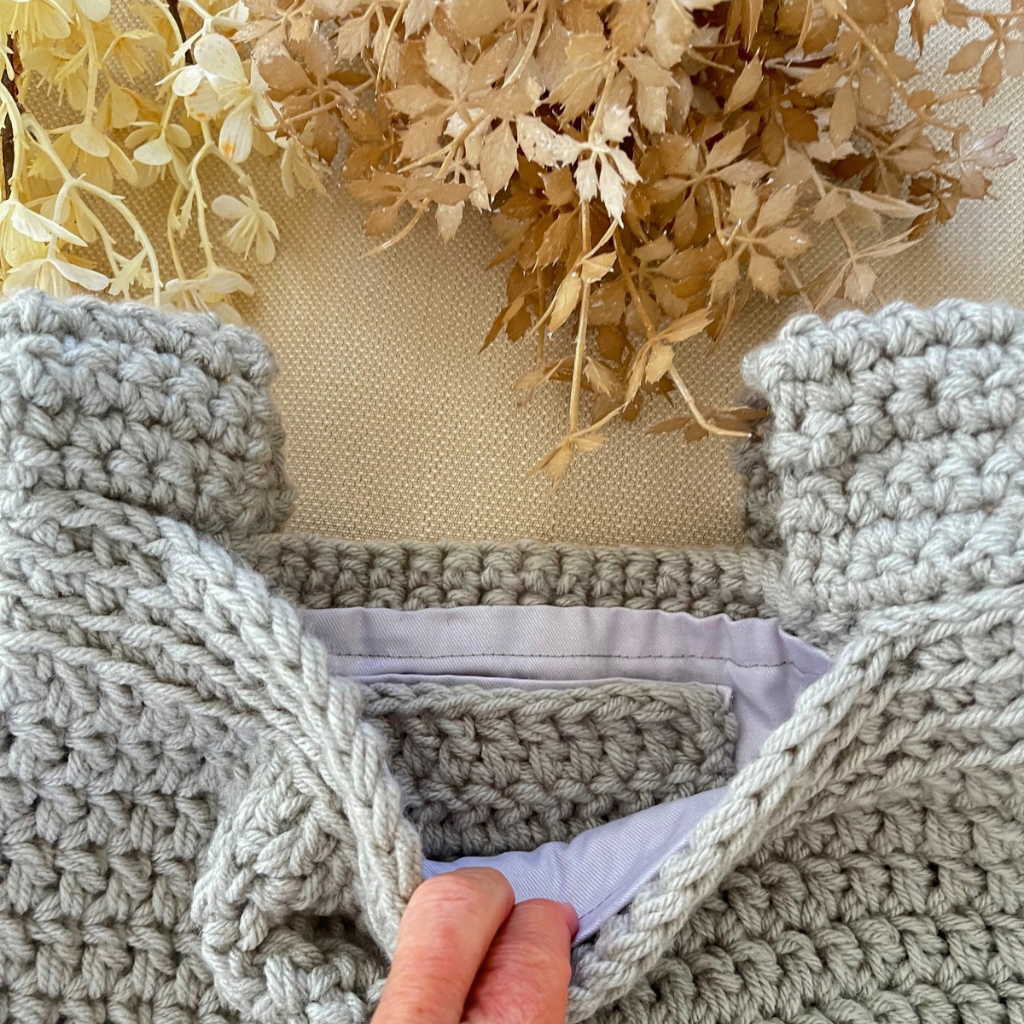 Crochet Baby Bag - Stroller Bag - Pram Bag