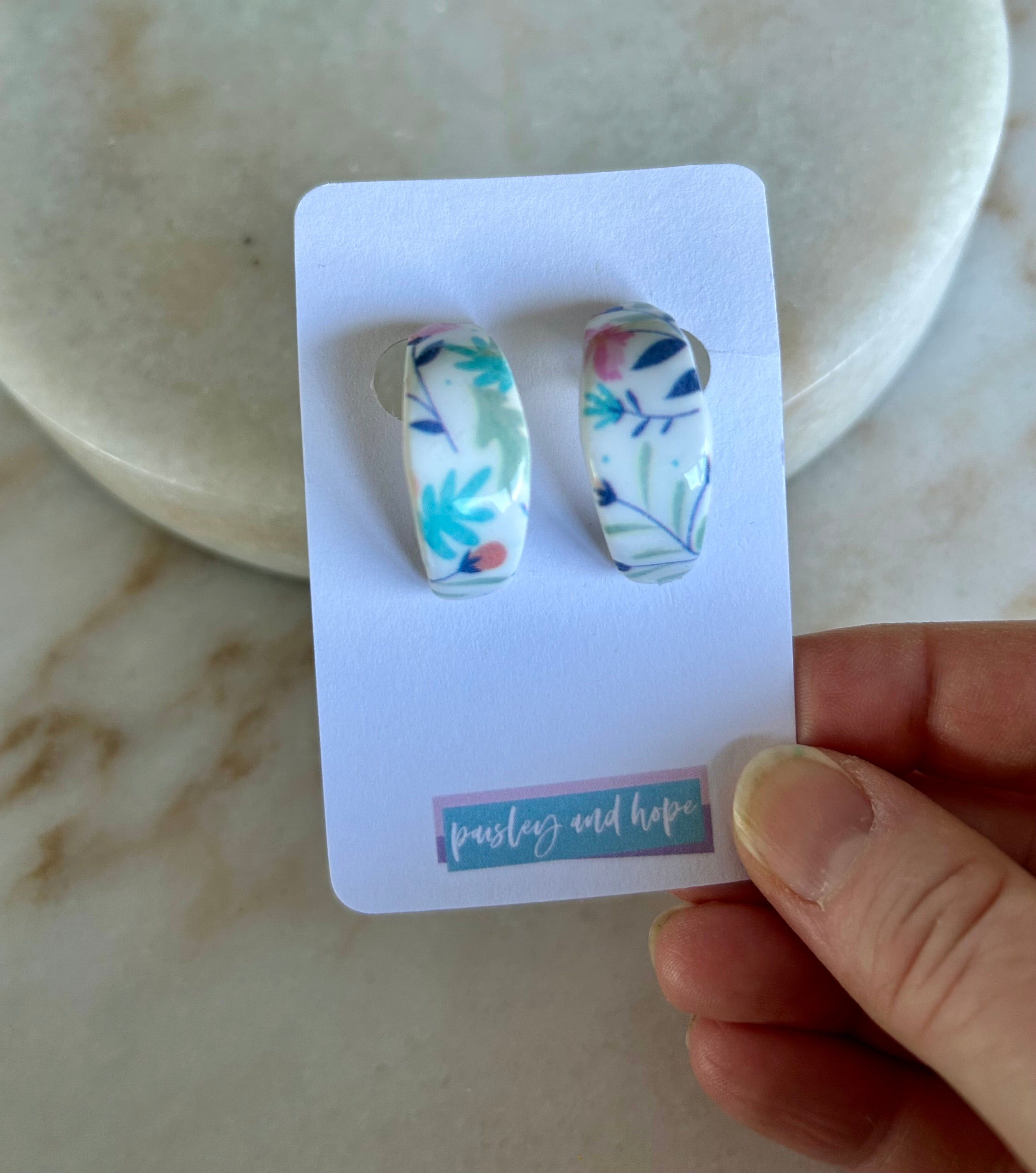 Polymer Clay & Faux Leather Botanical Gift Pack