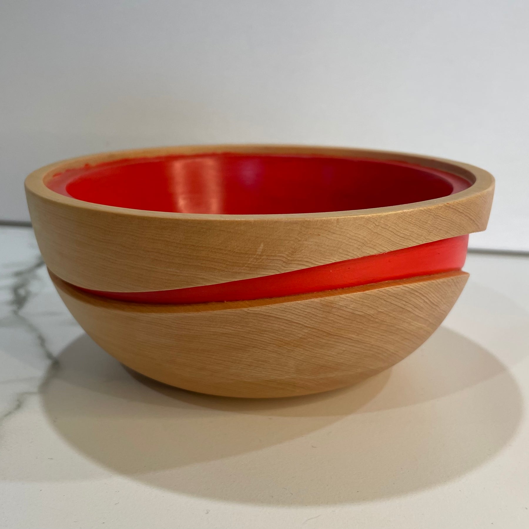 Handmade Wave bowl within a bowl | Kauri Pine Bowl