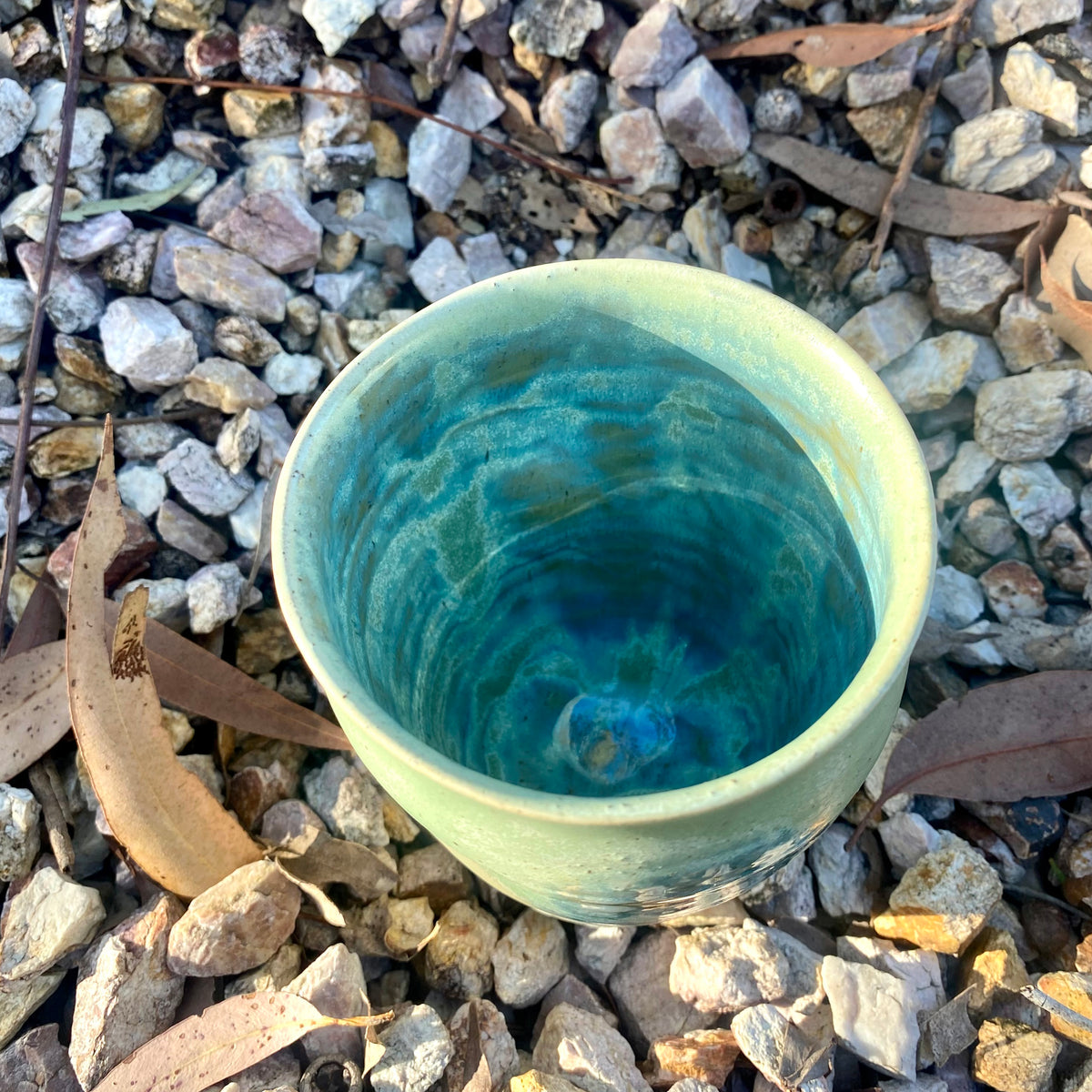 Travel Cup: Sea Salt | Wheel Thrown Ceramic Cup