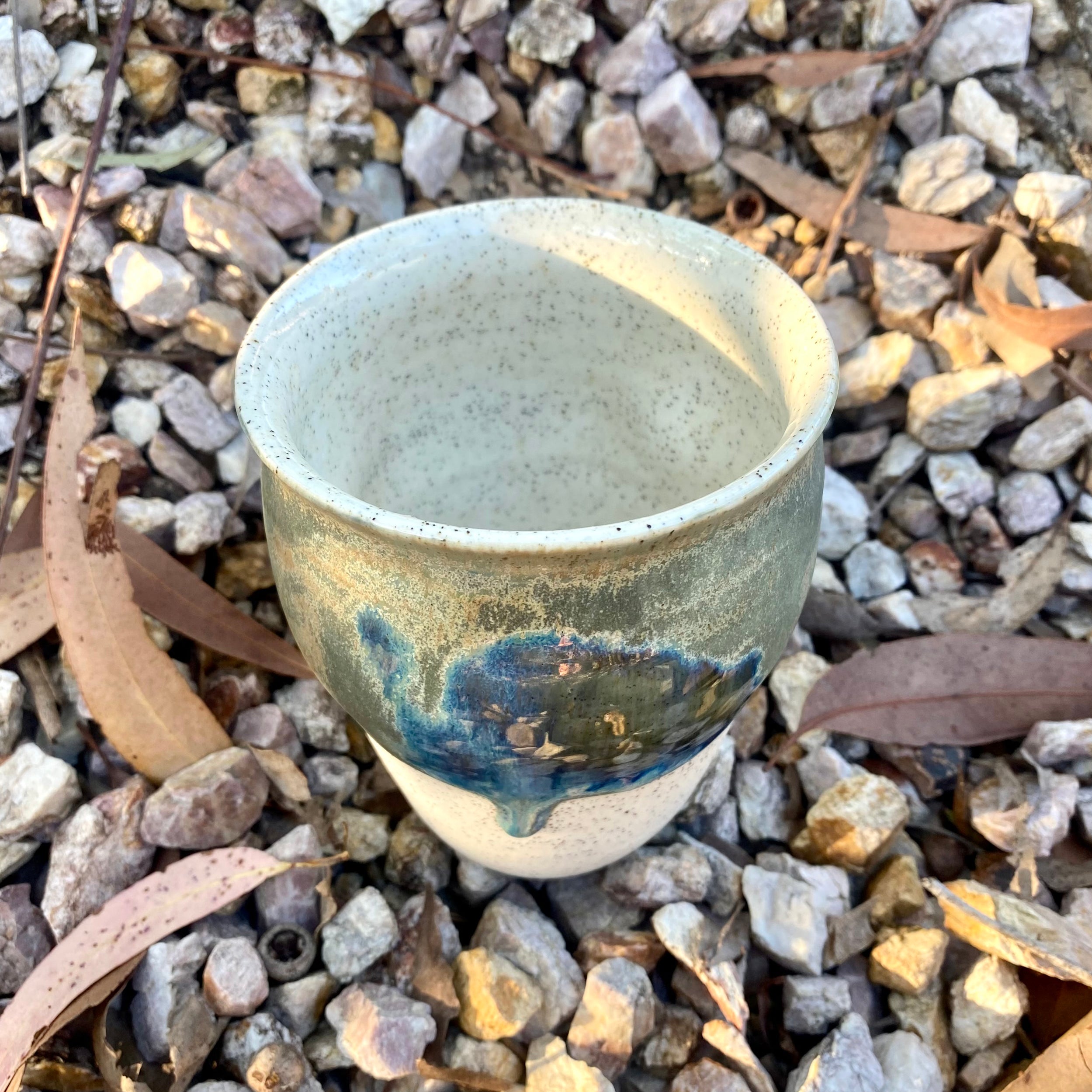 Travel Cup: Beach Break | Wheel Thrown Ceramic Cup