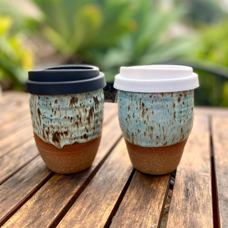 Travel Cup: Cascades | Wheel Thrown Ceramic Cup