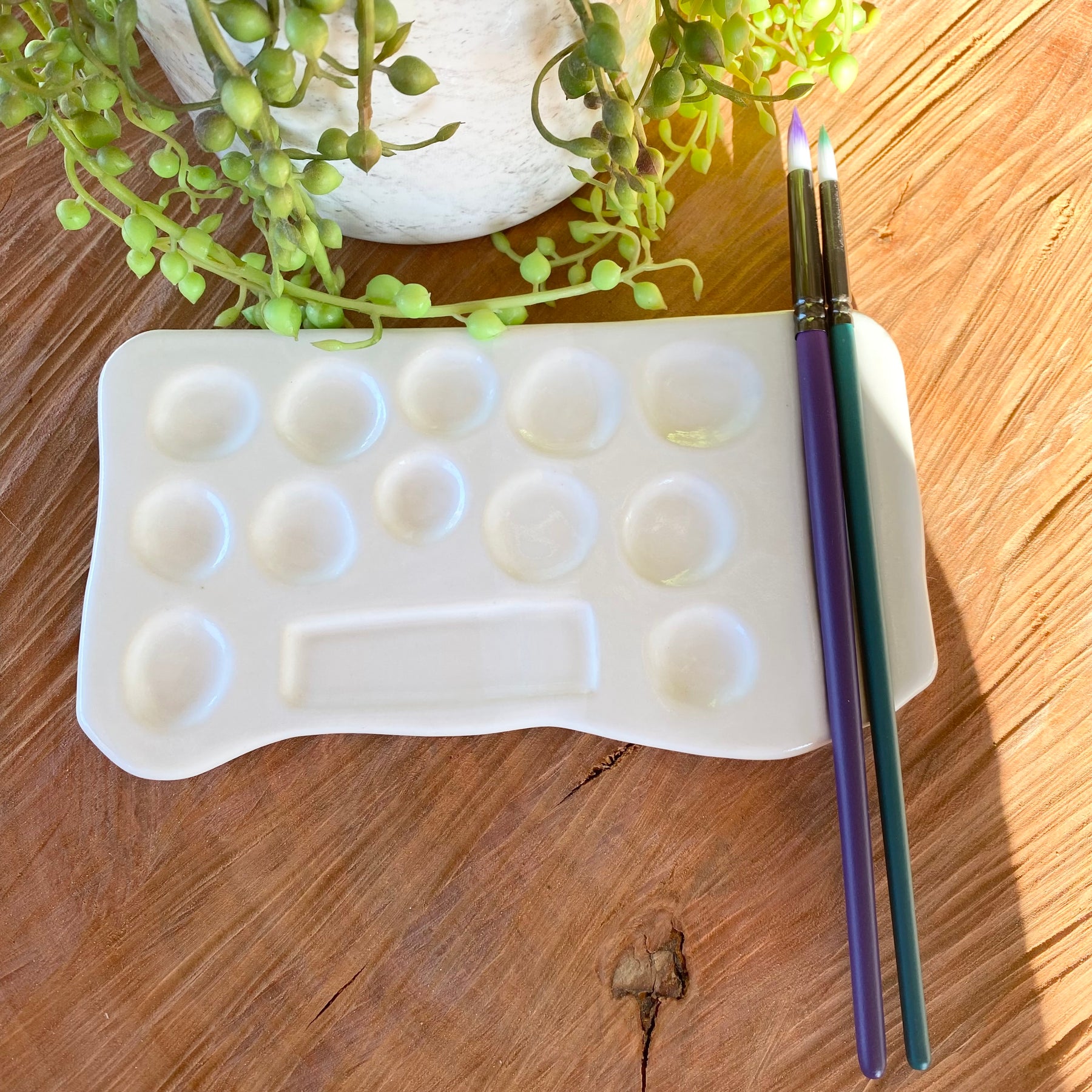 Handmade Ceramic Paint Palette |Handmade Pottery|Made to Order