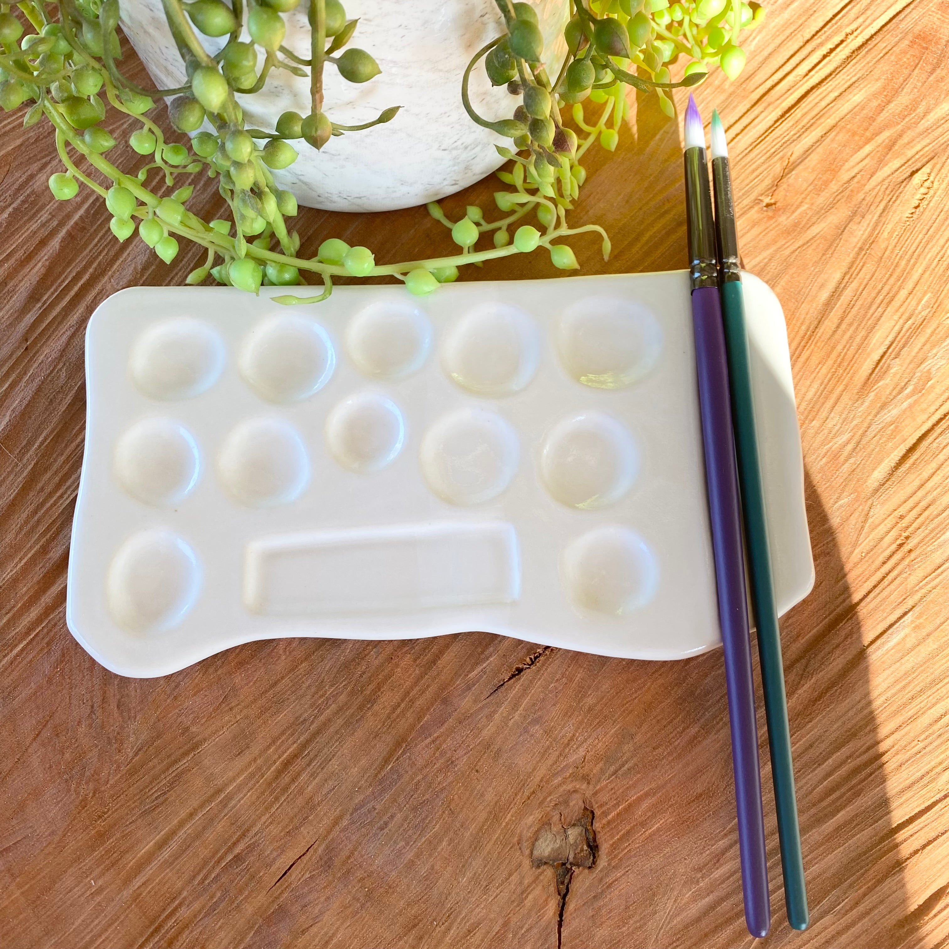 Handmade Ceramic Paint Palette |Handmade Pottery|Made to Order