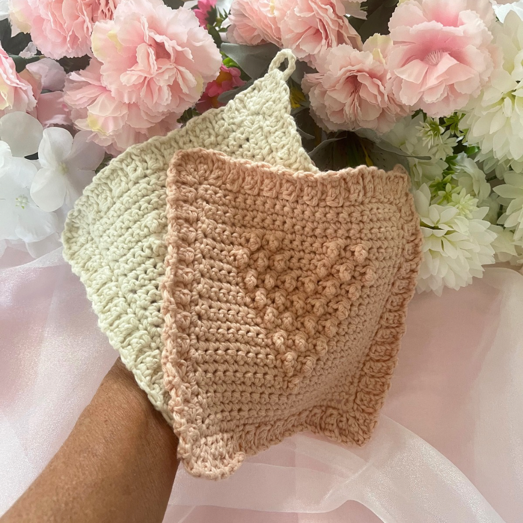 Handmade Crochet Teddy Bear Gift Set - Crochet Baby Gift Pack