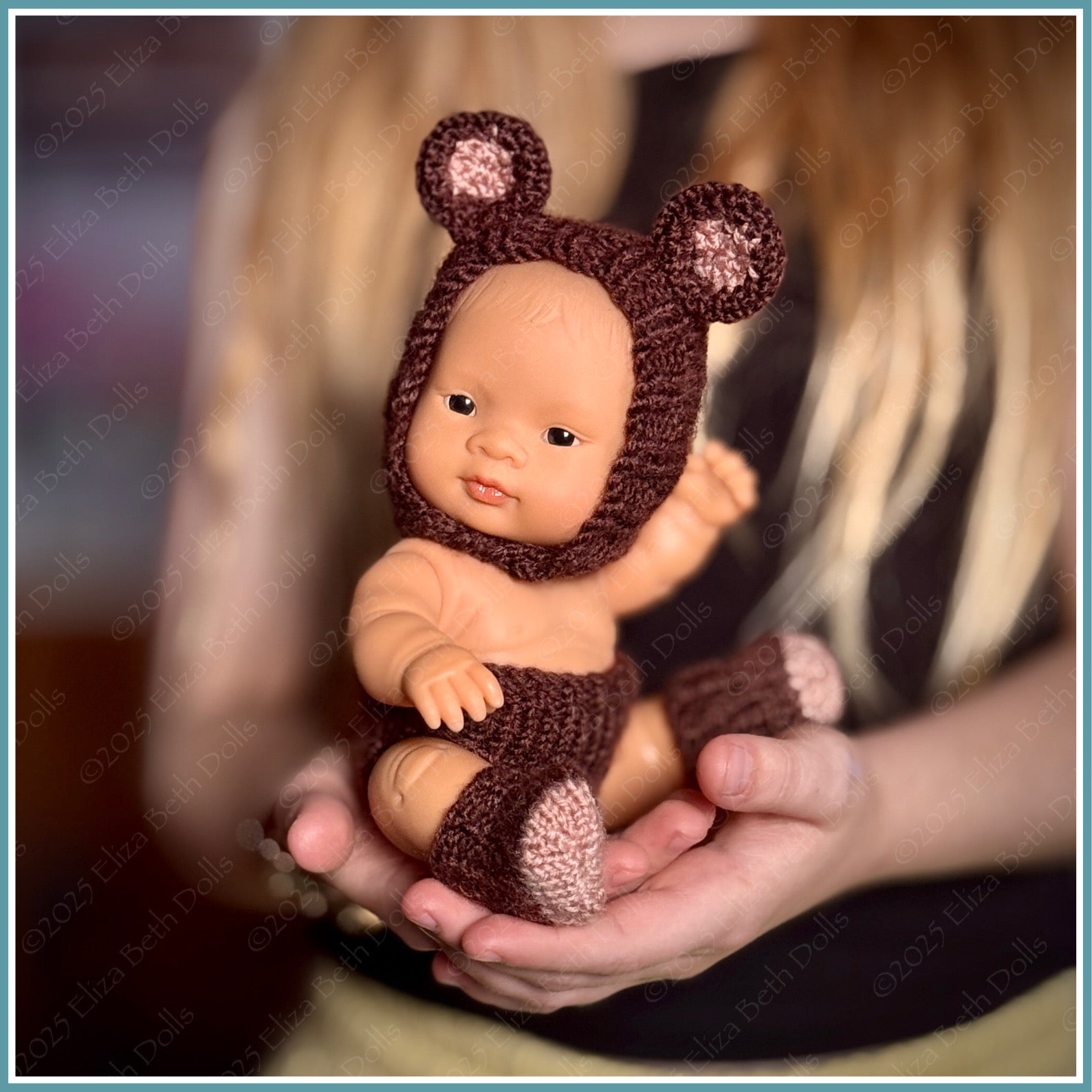 21cm Doll Outfit - Teddy Bear