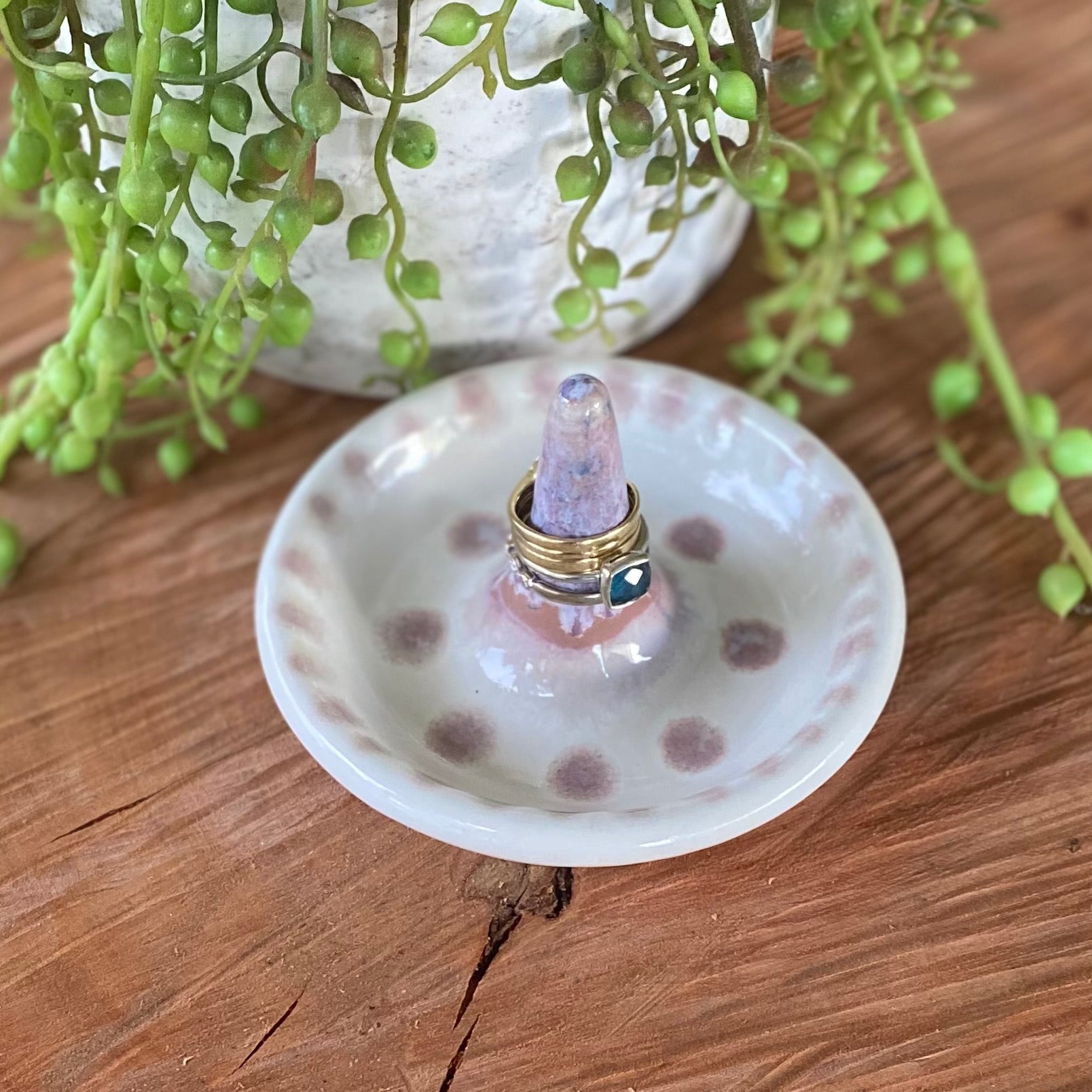 Ceramic Ring Holder|Wheel thrown Pottery