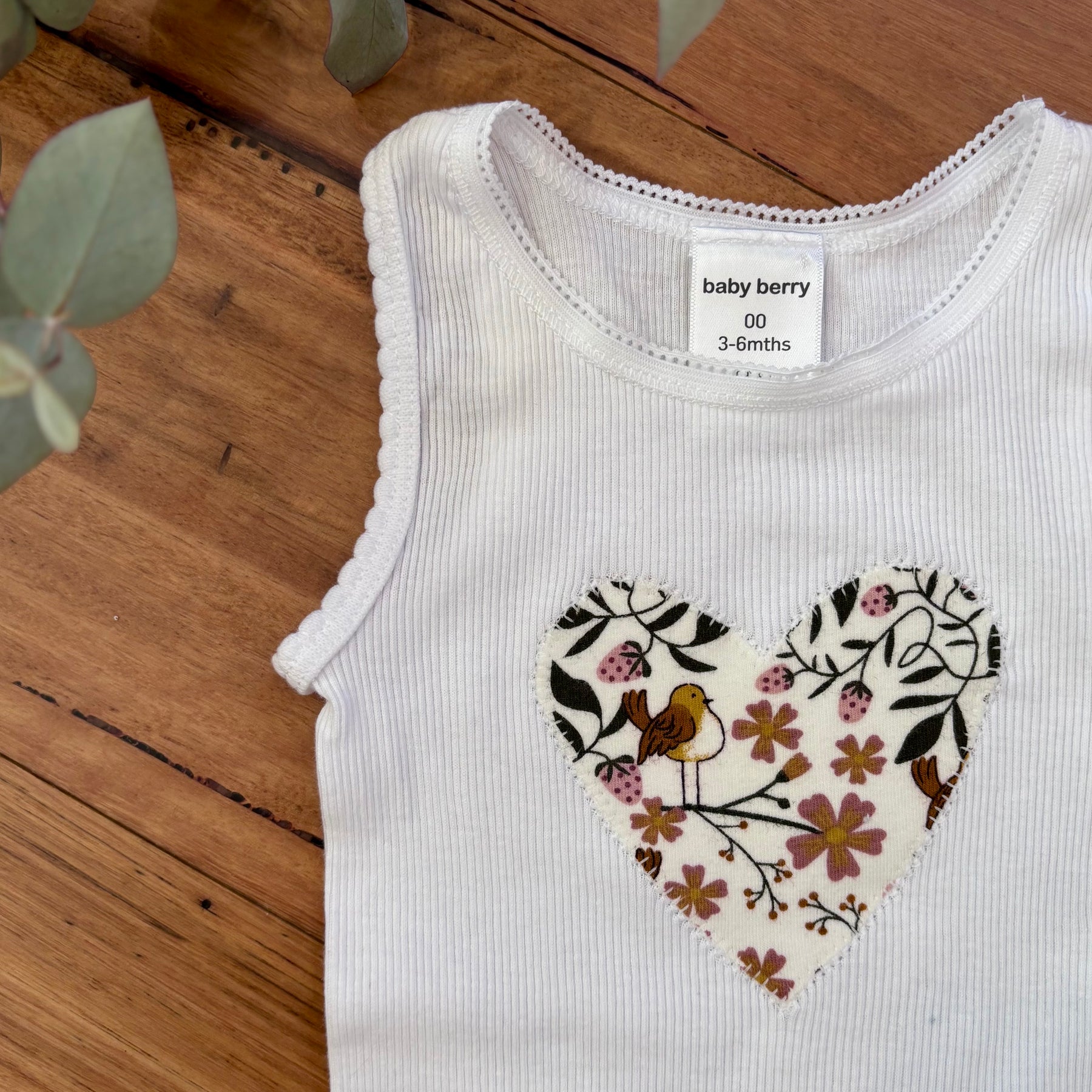 Baby Summer Shorties Set - Pink Floral Birdies