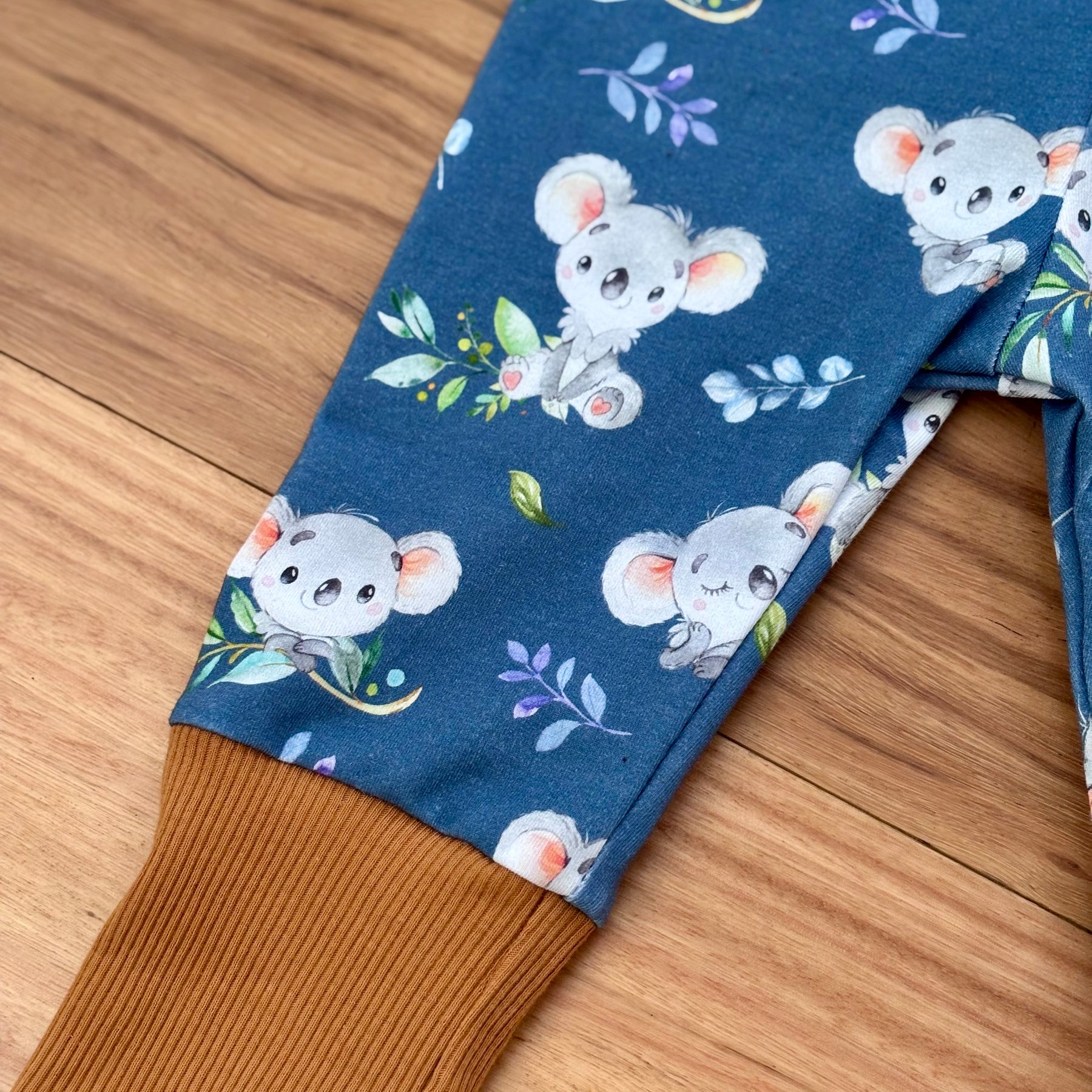 Baby Pants and Hat Set - Brown Koalas