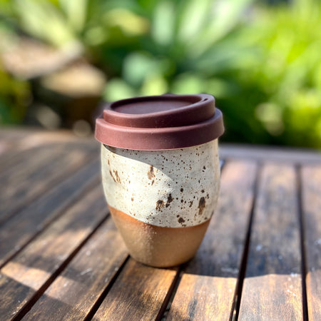 Travel Cup: Baked Earth | Wheel Thrown Ceramic Cup