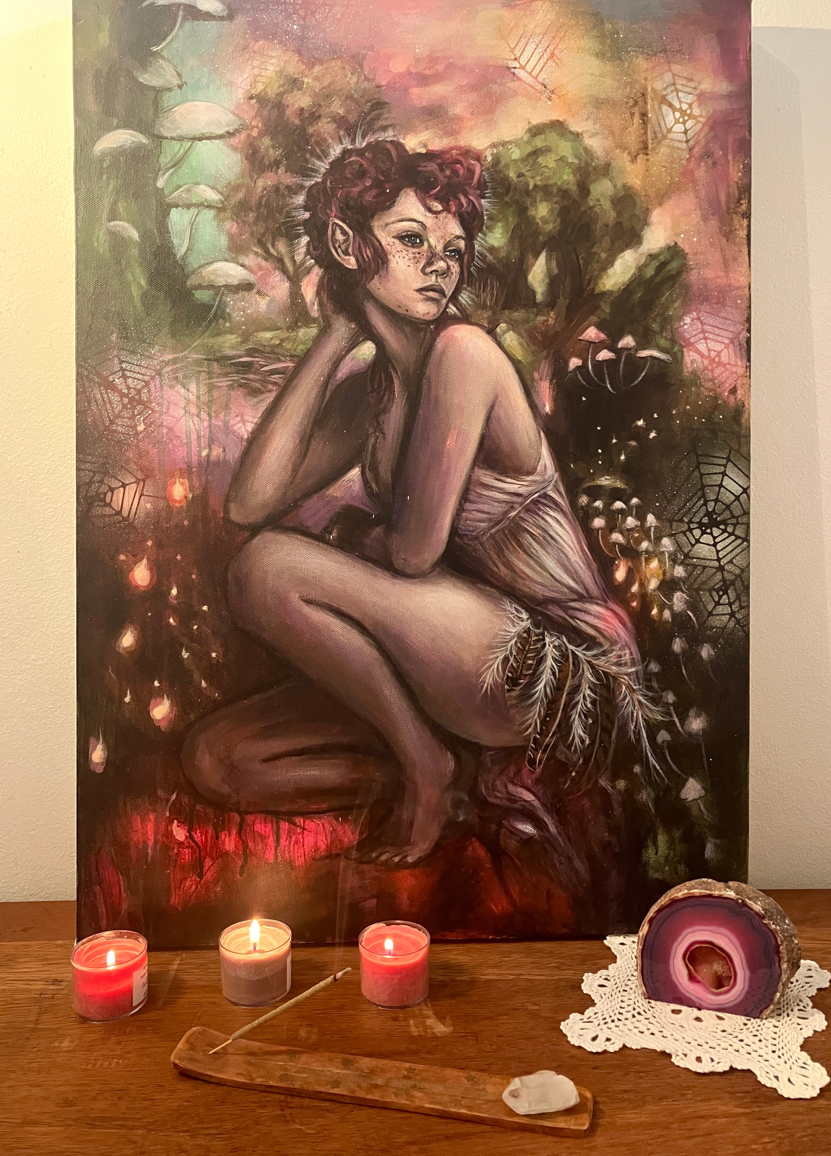 ‘Heliotrope’ original painting on canvas.