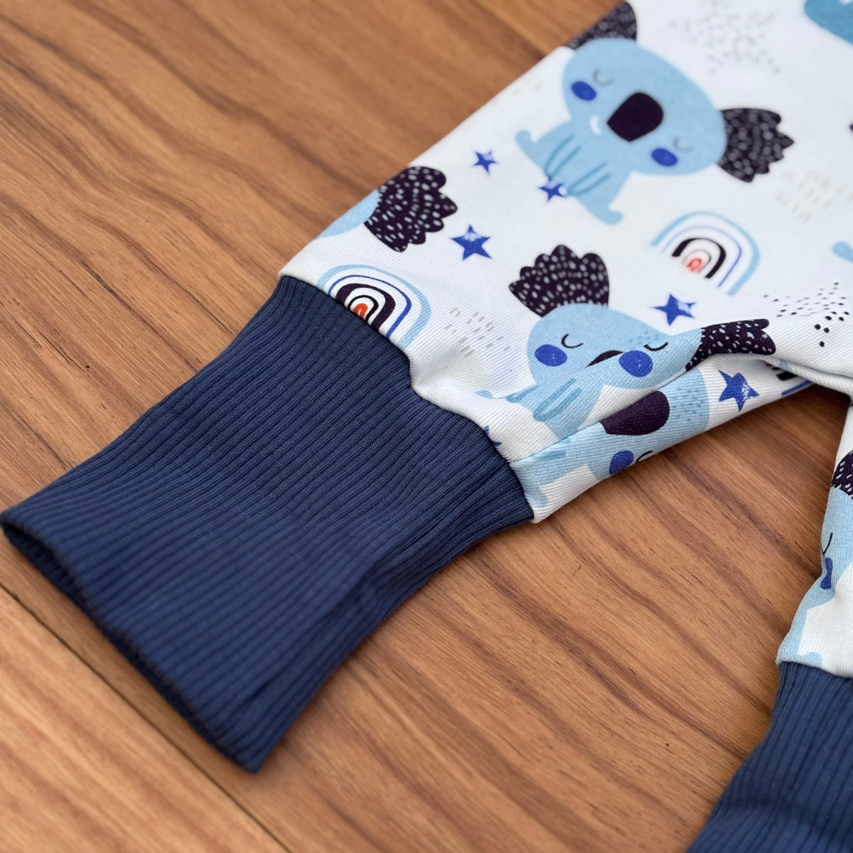 Baby Pants and Hat Set | Blue Koalas | Size newborn to 1 | Made to order
